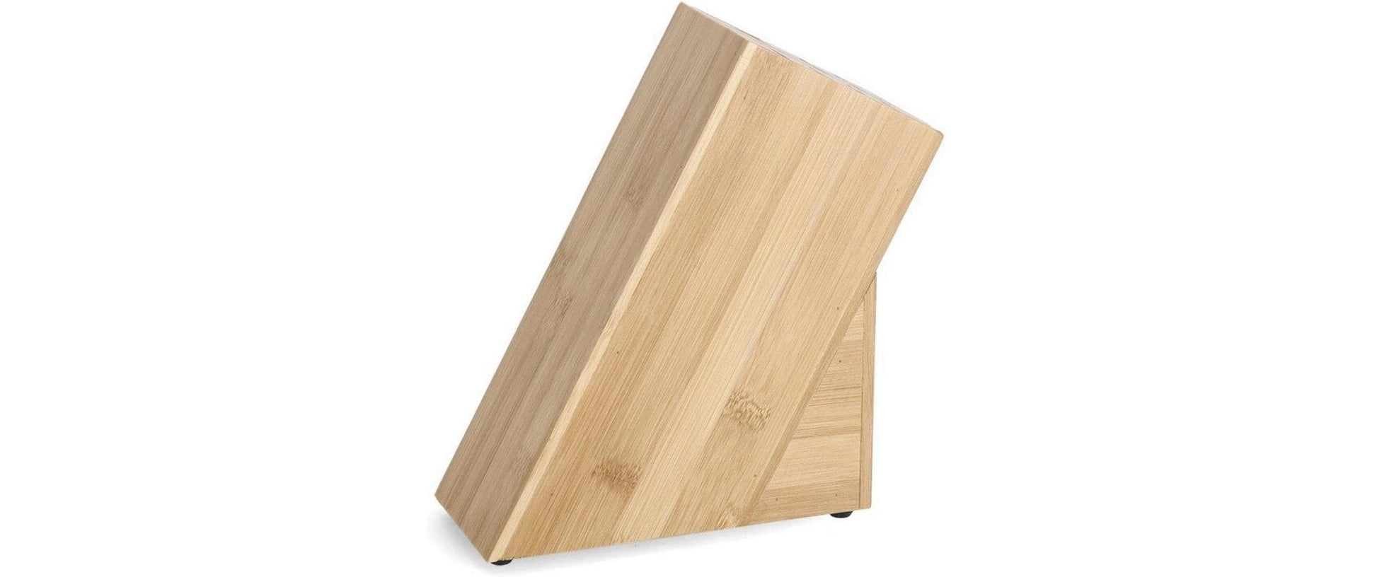 Zeller Present Messerblock, 9 × 22 × 22 cm, Bambus, braun