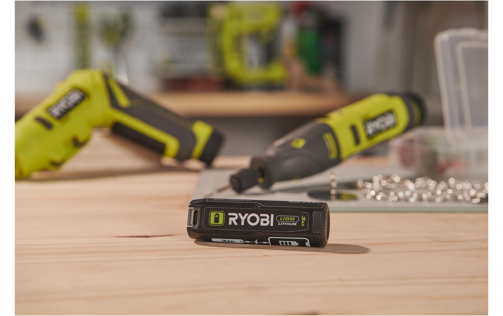 Ryobi Akku 4 V 3,0 Ah (12 Wh) – Li-Ion