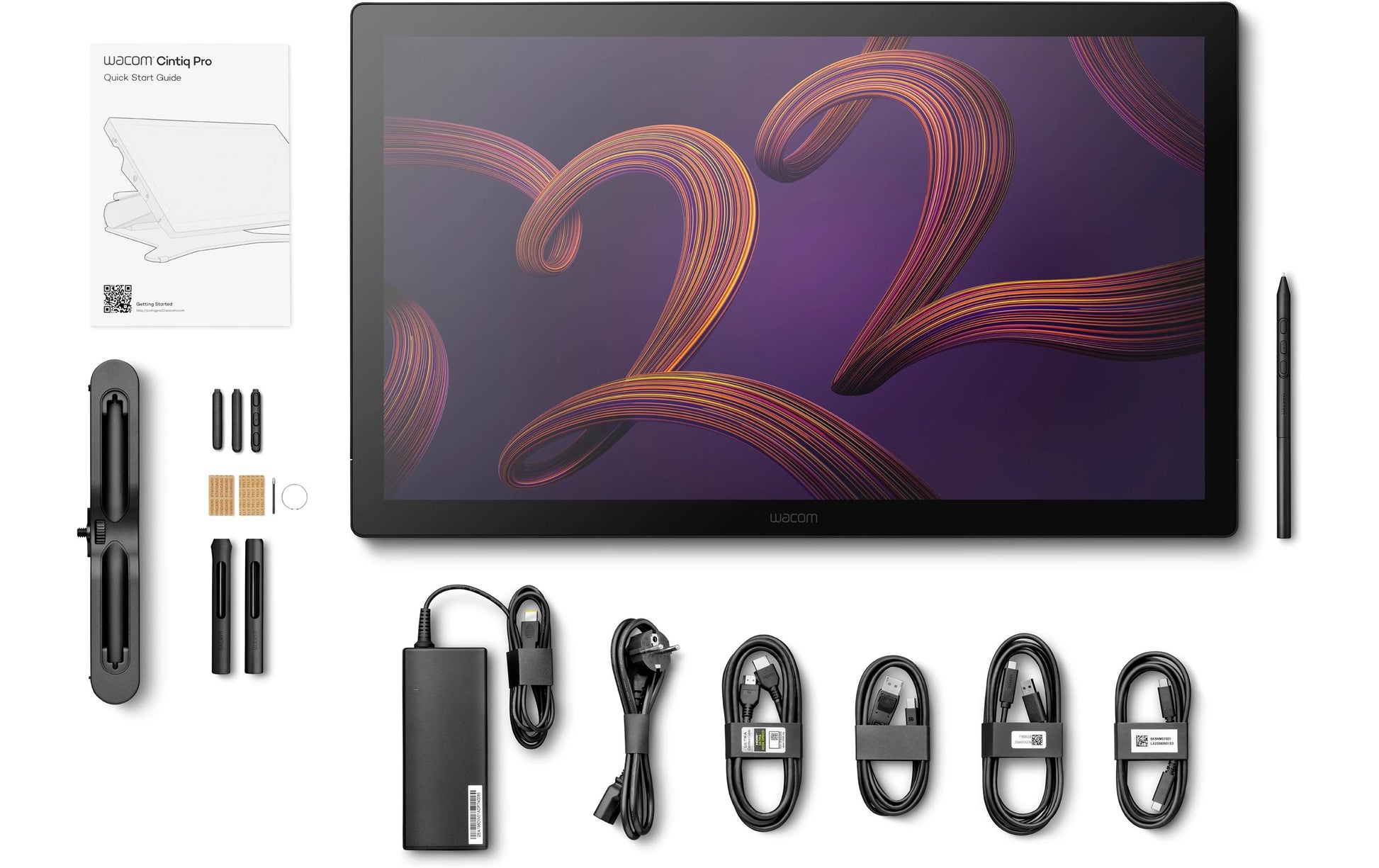 Wacom Cintiq Pro 22 – Stift-Display – 22,5" – 3840 × 2160 (UHD 4K) – Touch – 8k Druckstufen