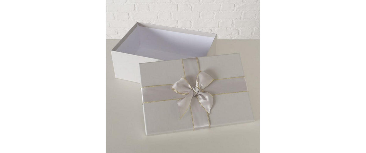 Boltze Geschenkbox – Papier, Gold, Cremefarben – 3 Stk.