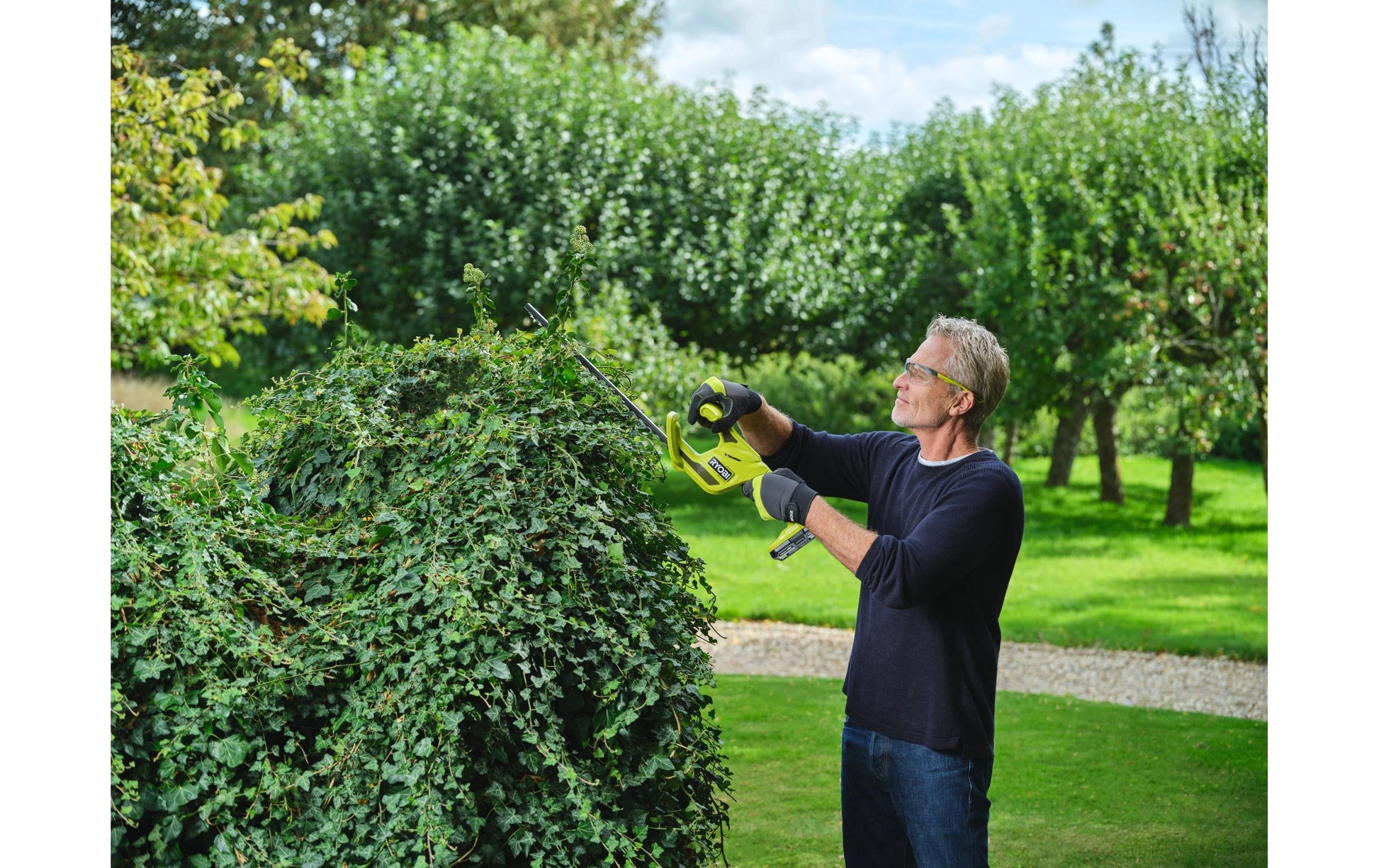 Ryobi RY18HT40B-0 Akku-Heckenschere – 18 V – Schwertlänge 400 mm – Solo – ONE+