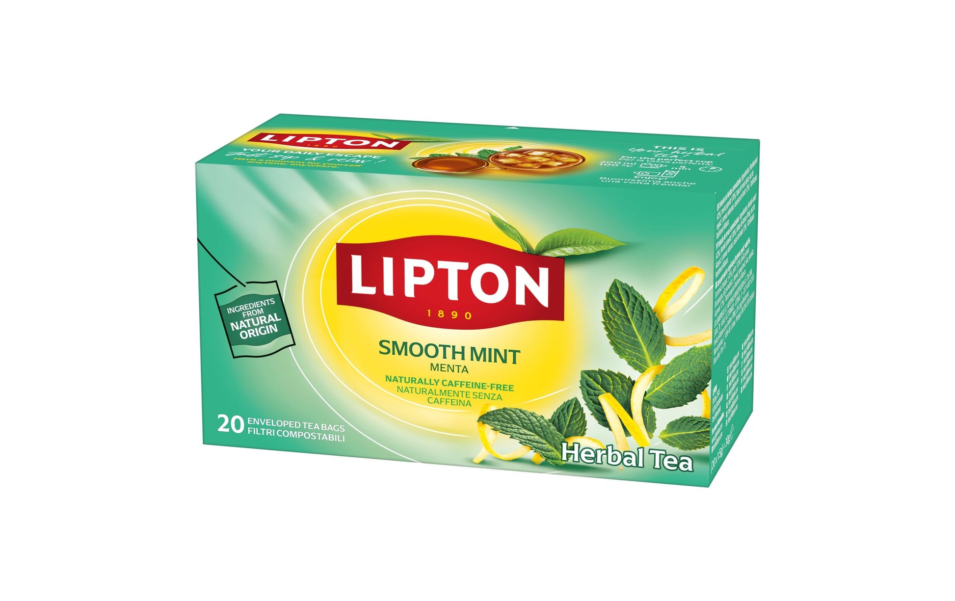Lipton Kräutertee Pfefferminze – Teebeutel 20 Beutel