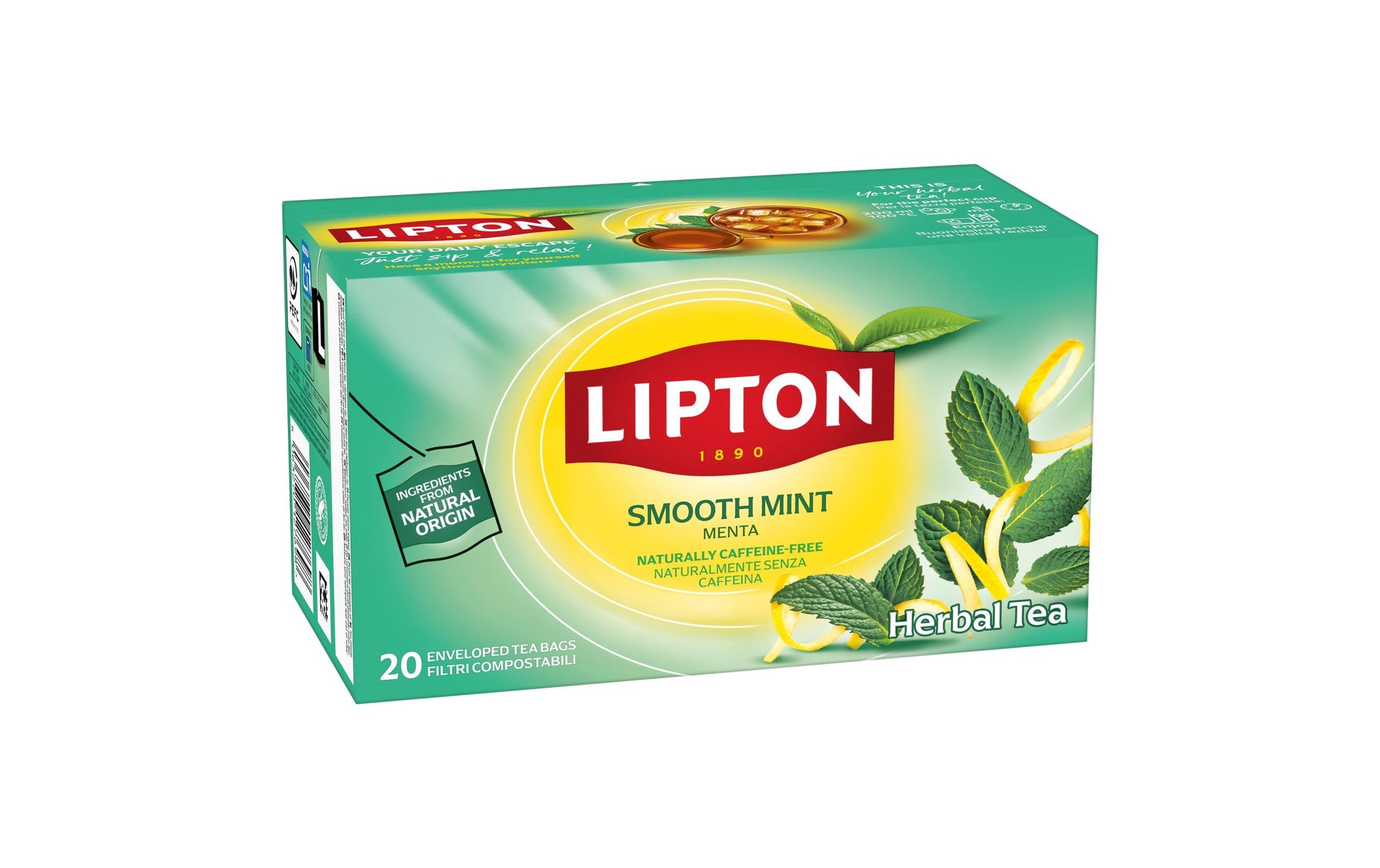 Lipton Kräutertee Pfefferminze – Teebeutel 20 Beutel