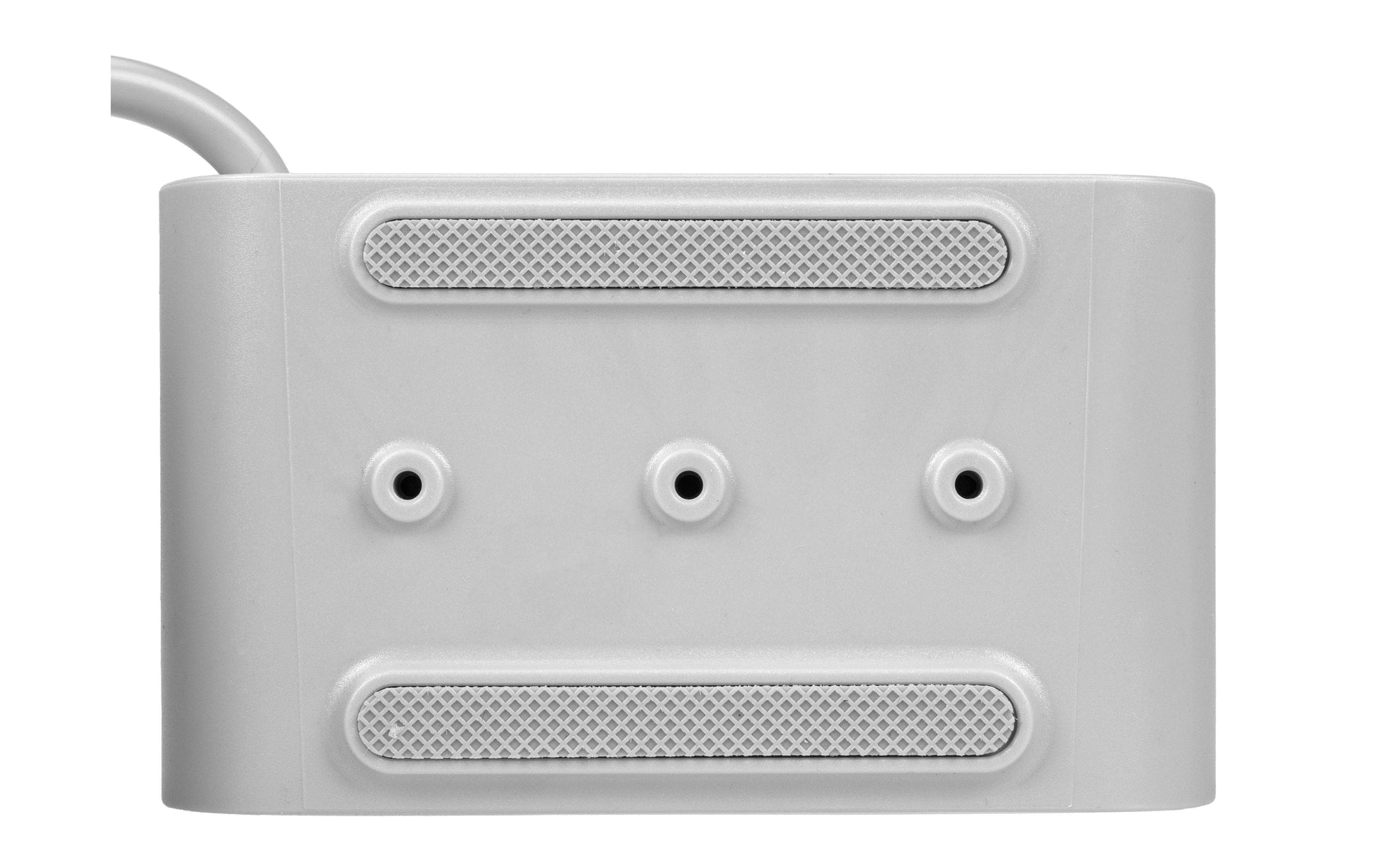 FURBER.power Tischsteckdosenleiste, 2×T13, 1×USB‑A + 3×USB‑C, 3 m, Kindersicherung, mit Schalter – Weiss