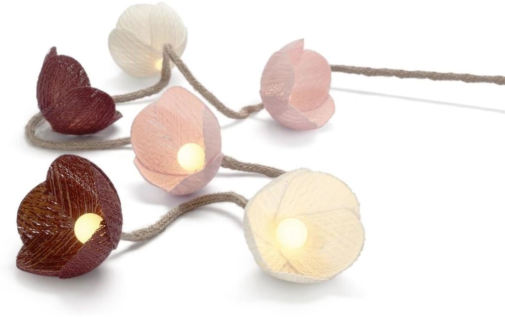 Stt Lichterkette – Starterset, 2,7 m, 10 Lämpchen, Timer 6 h/18 h, Batteriebetrieb (3×AA), Mehrfarbig