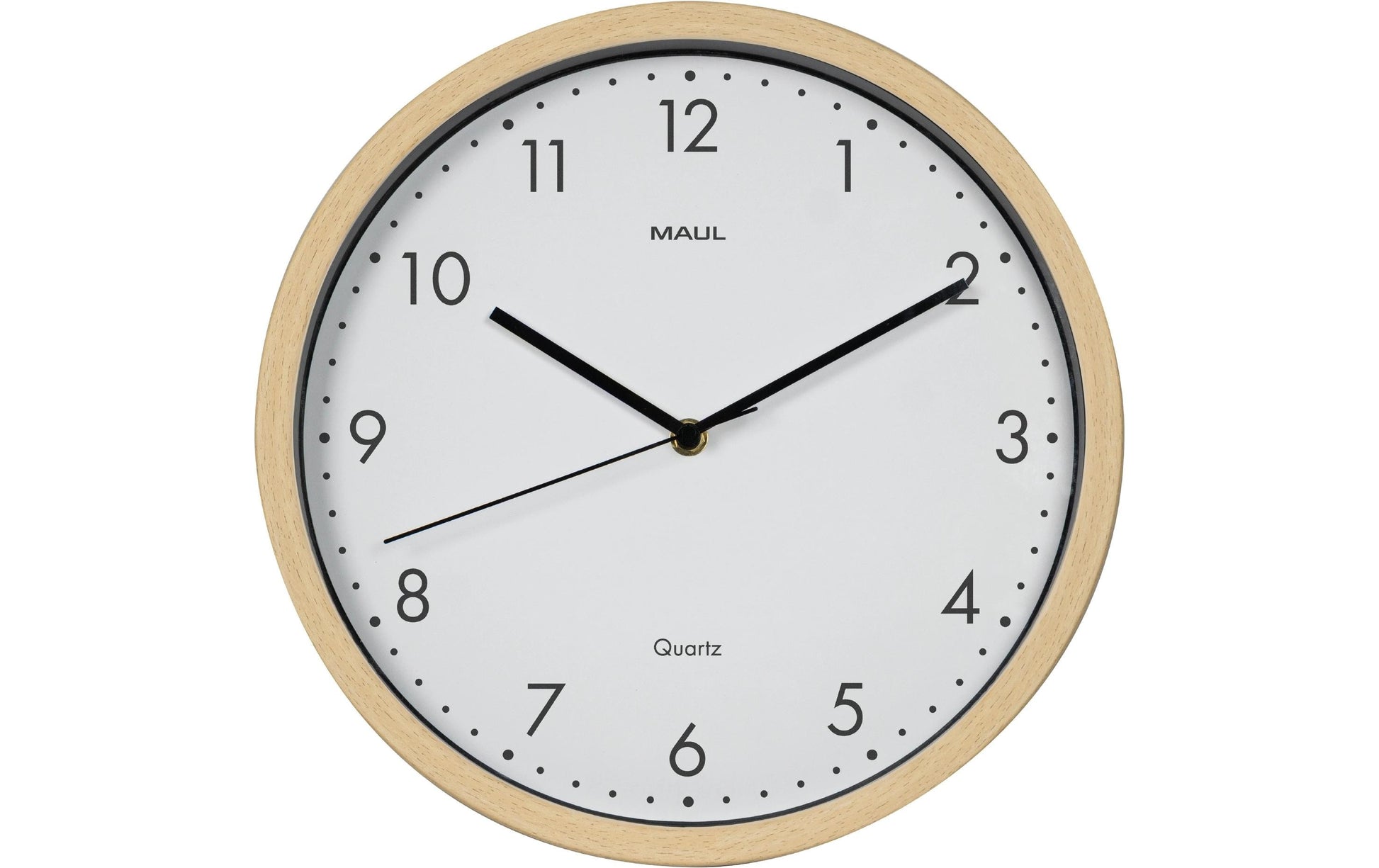 MAUL Wanduhr – Analog, Ø 30 cm, braun