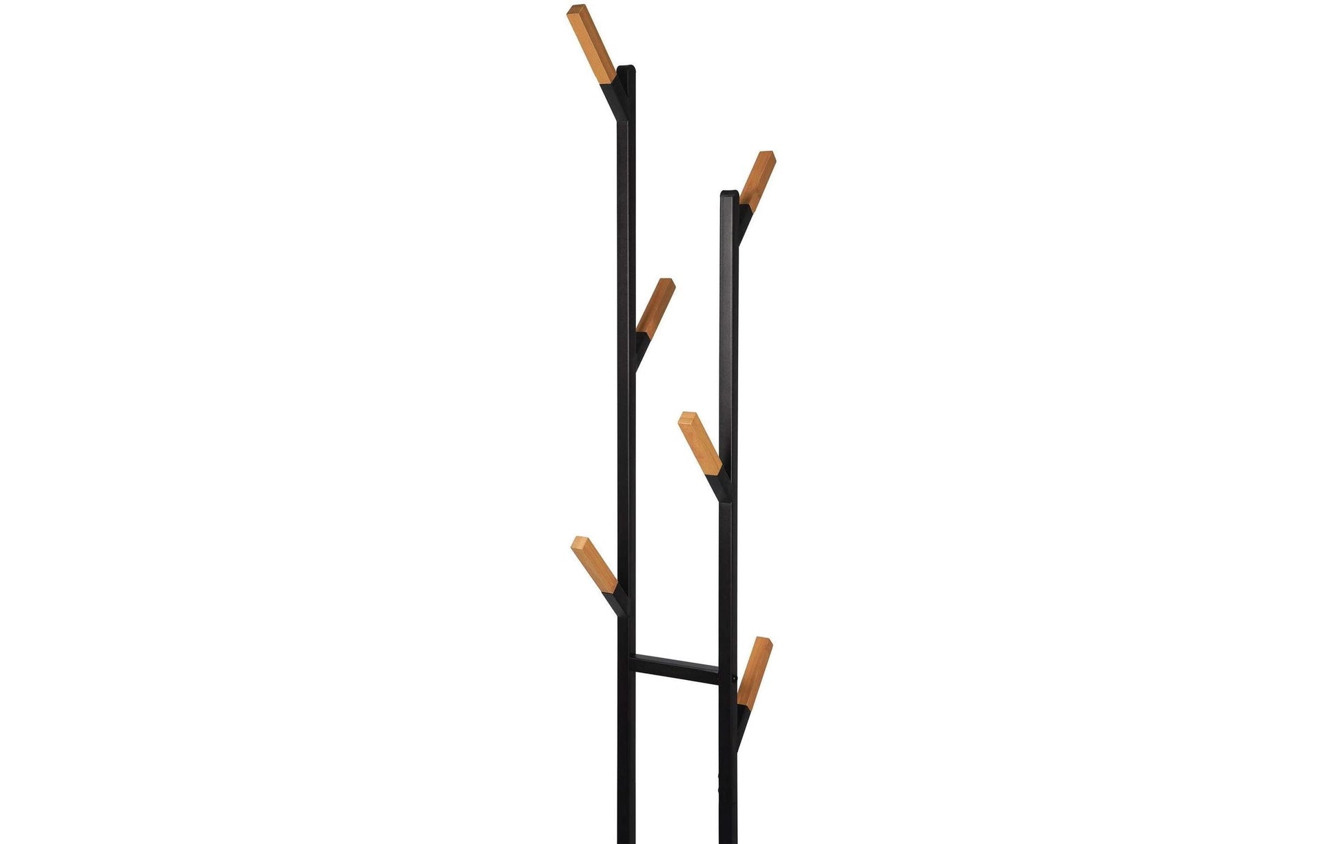 MAUL Garderobenständer – Höhe 183 cm, Schwarz, Stahl (pulverbeschichtet)