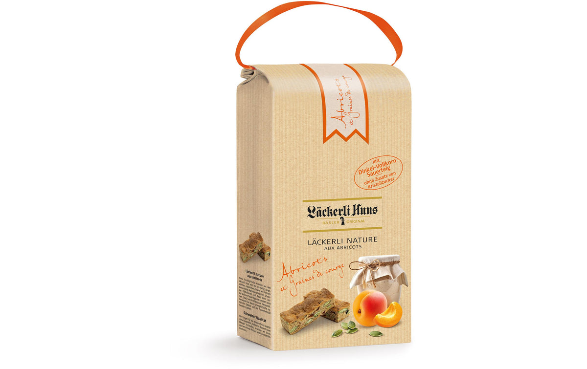 Läckerli huus Nature Guetzli – Aprikose – 270 g