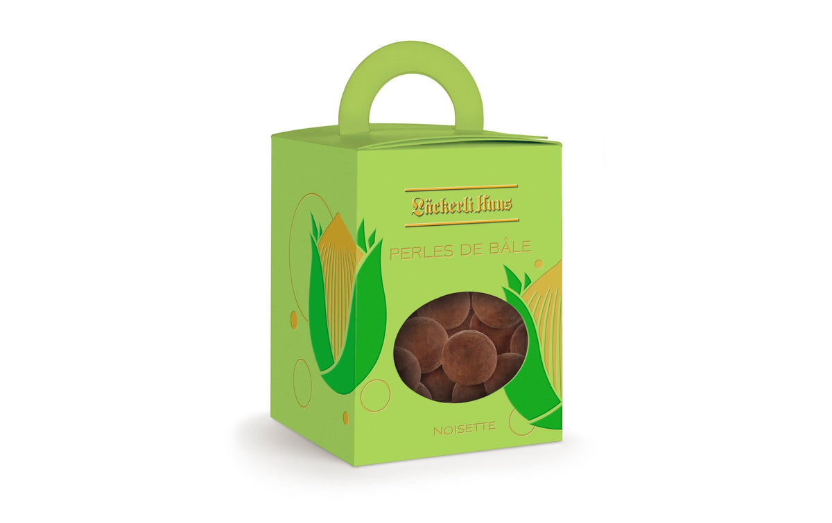 Läckerli huus Perles de Bâle Pralinen – Haselnuss – 140 g
