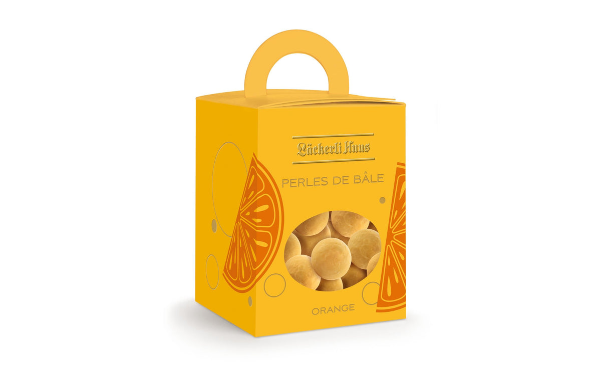 Läckerli huus Perles de Bâle Pralinen – Orange – 140 g