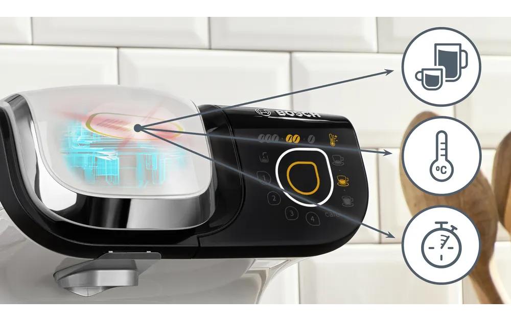 Tassimo Kapselmaschine – für Tassimo, 1,3 l, schwarz/weiss