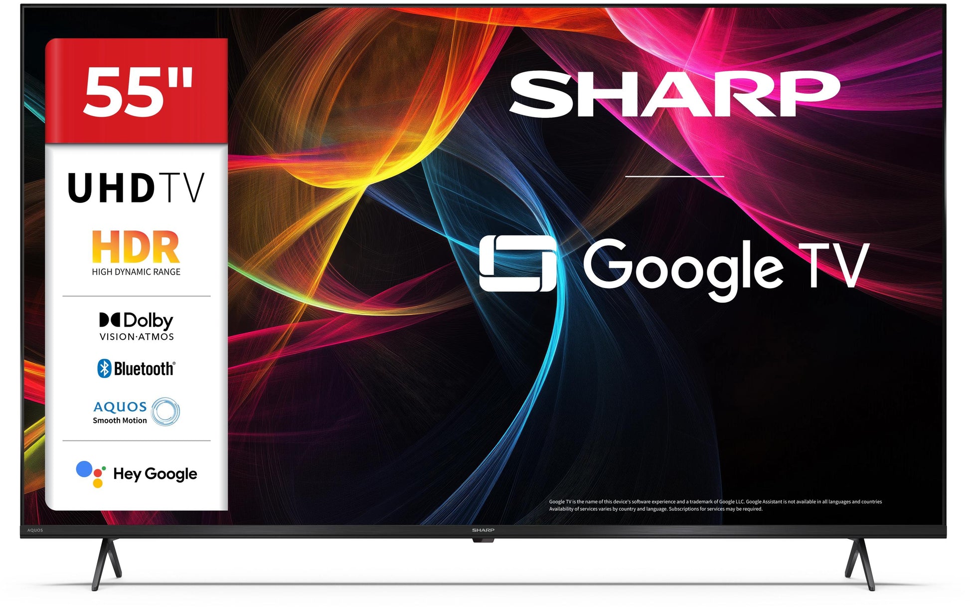 Sharp 55HL4265E – 55" TV – 4K UHD – LCD (Direct-LED) – Google TV – 60 Hz