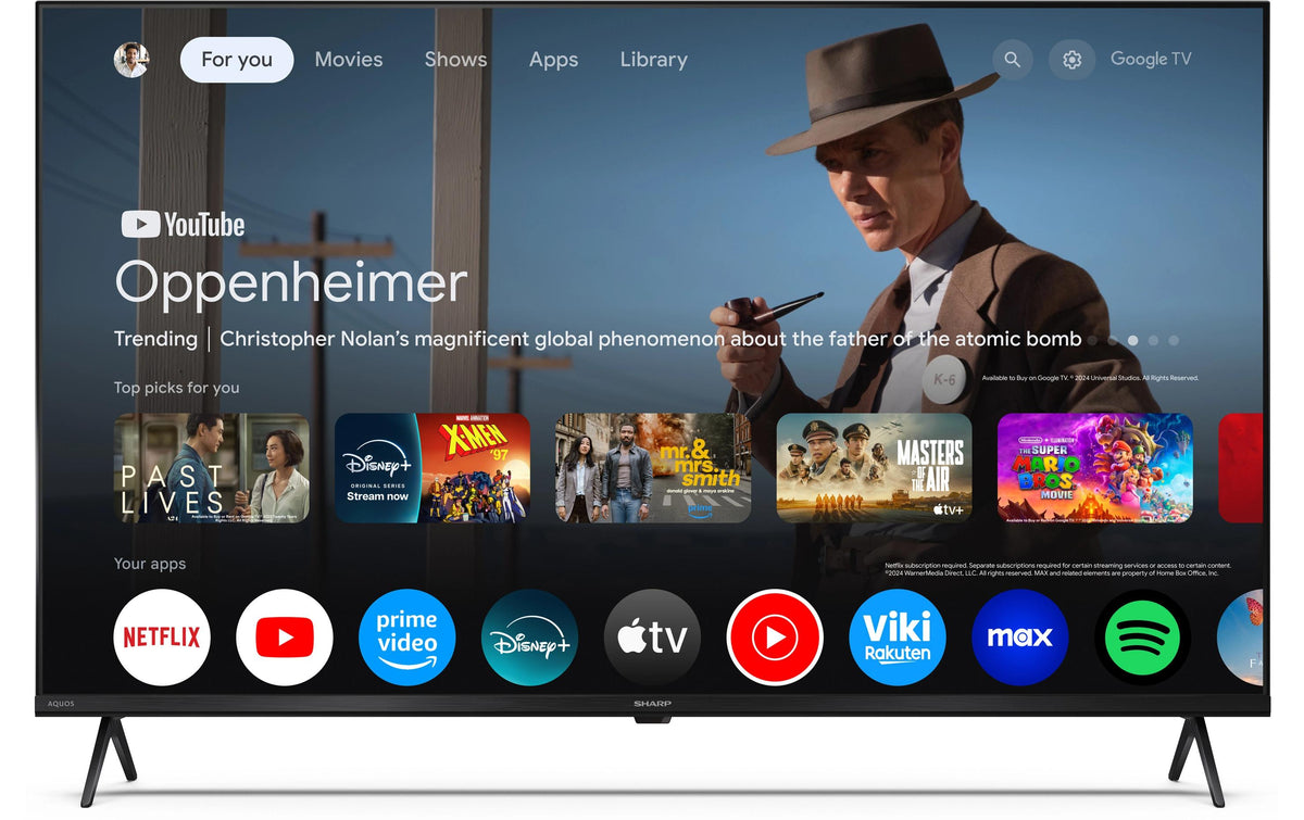 Sharp 43HL4265E – 43" TV – 4K UHD – LCD – Google TV – 60 Hz