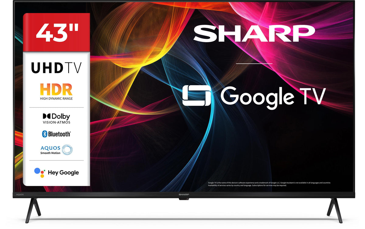 Sharp 43HL4265E – 43" TV – 4K UHD – LCD – Google TV – 60 Hz