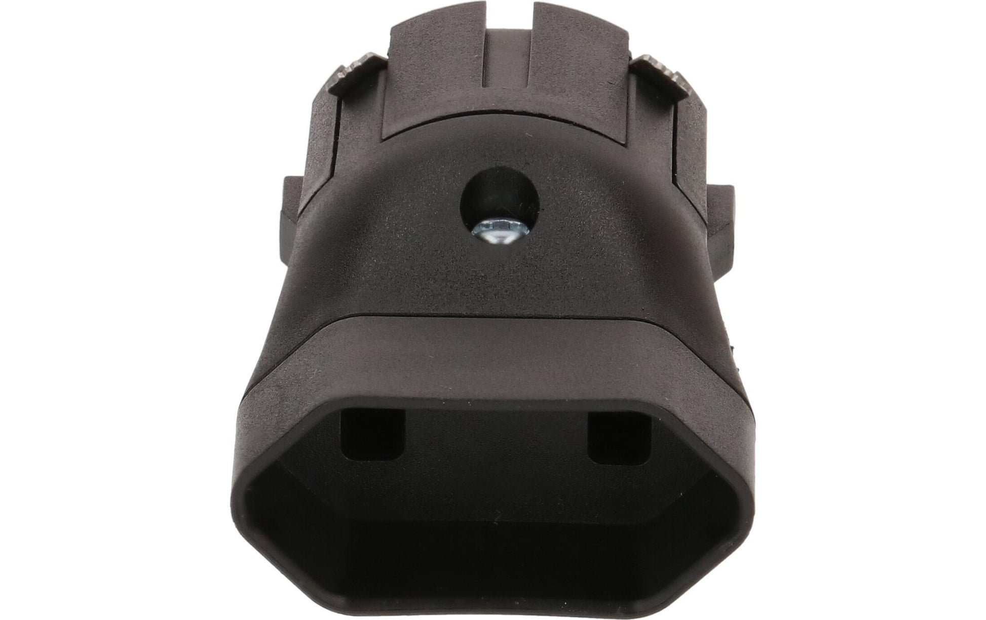 Max Hauri AG Reiseadapter T21 zu Schuko – 2-polig, 250 V, 16 A, Schwarz