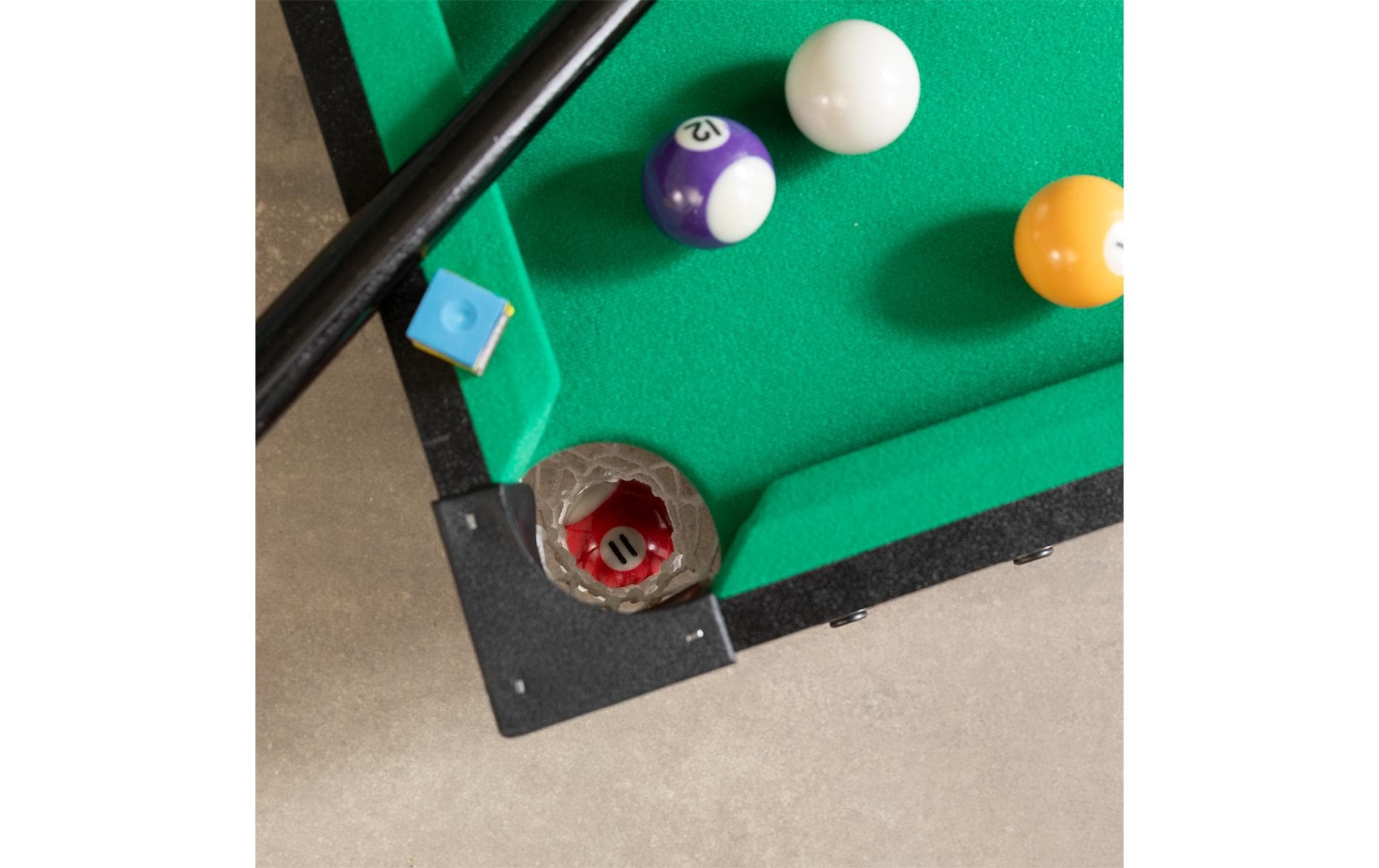 Bandito Mini-Billardtisch – Brettspiel, 2 Spieler, ab 4 Jahren, 10 Min., mehrsprachig