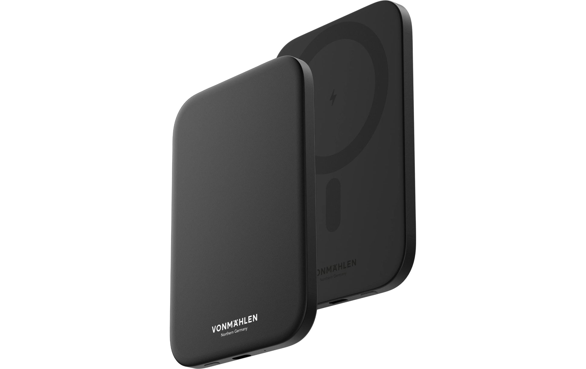 Vonmählen Evergreen Mag MagSafe Powerbank 3'000 mAh – 10 W PD, 1× USB-C, Schwarz