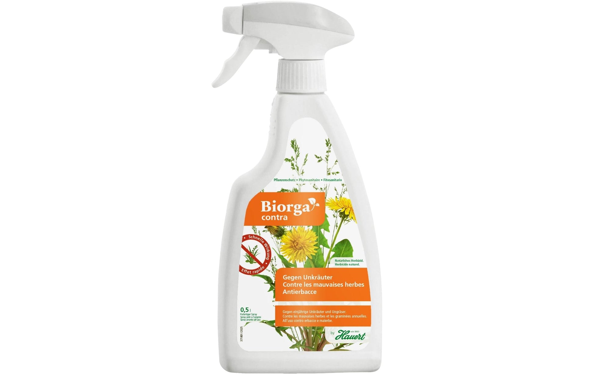 Hauert Biorga Contra Spray – 500 ml – für Unkraut