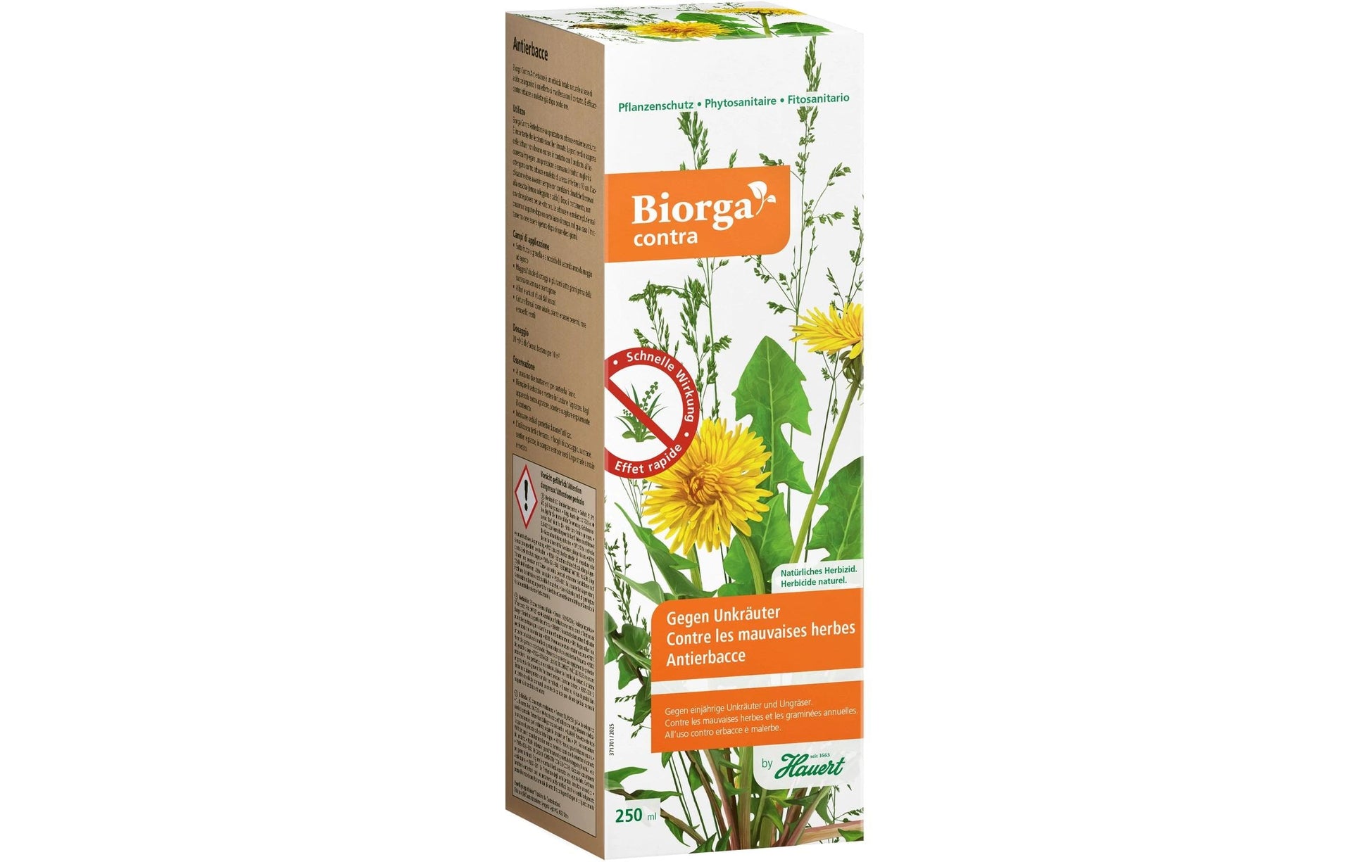 Hauert Biorga Contra – Unkrautvernichter, Konzentrat – 250 ml – für Unkraut