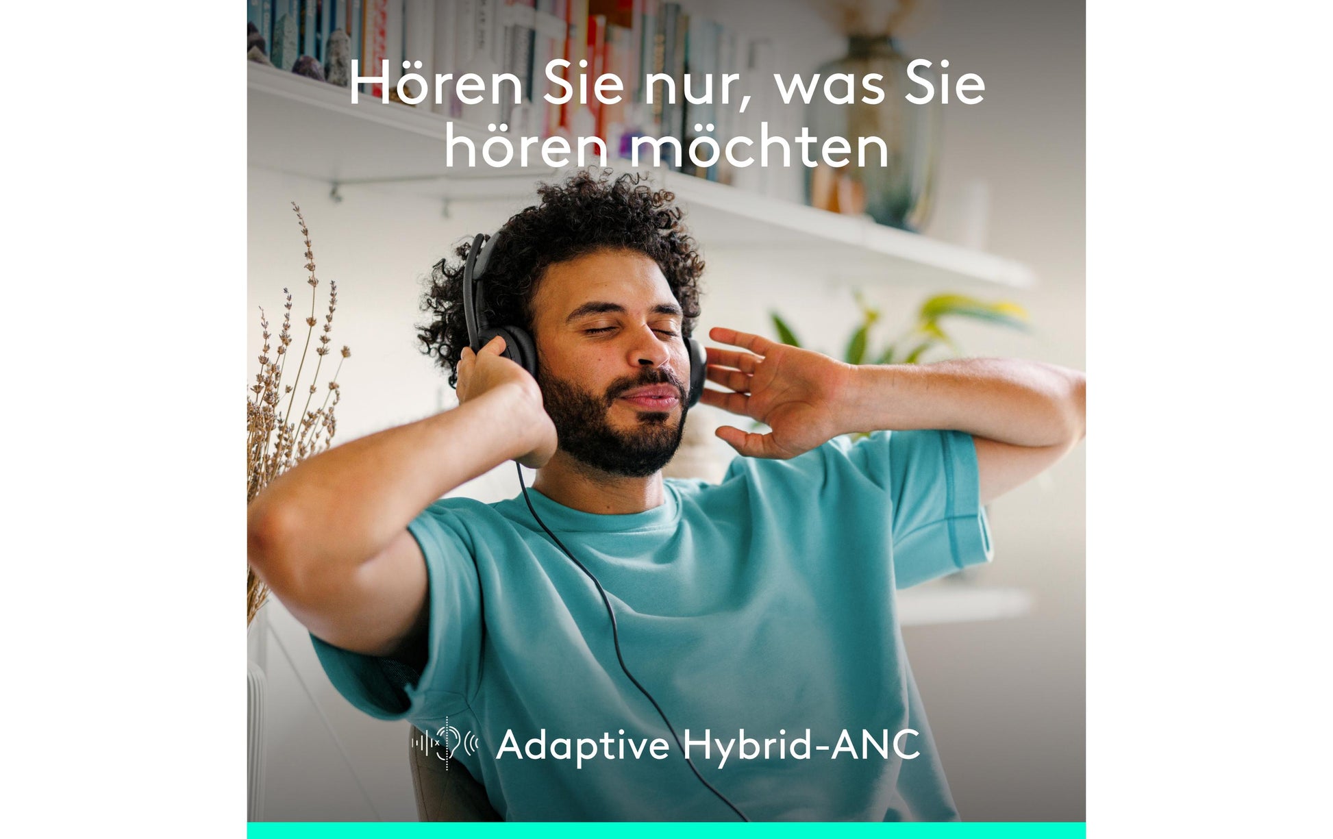 Logitech Zone Wired 2 Office-Headset – On-Ear, Stereo, Kabel (USB-A/USB-C), ANC, Graphit