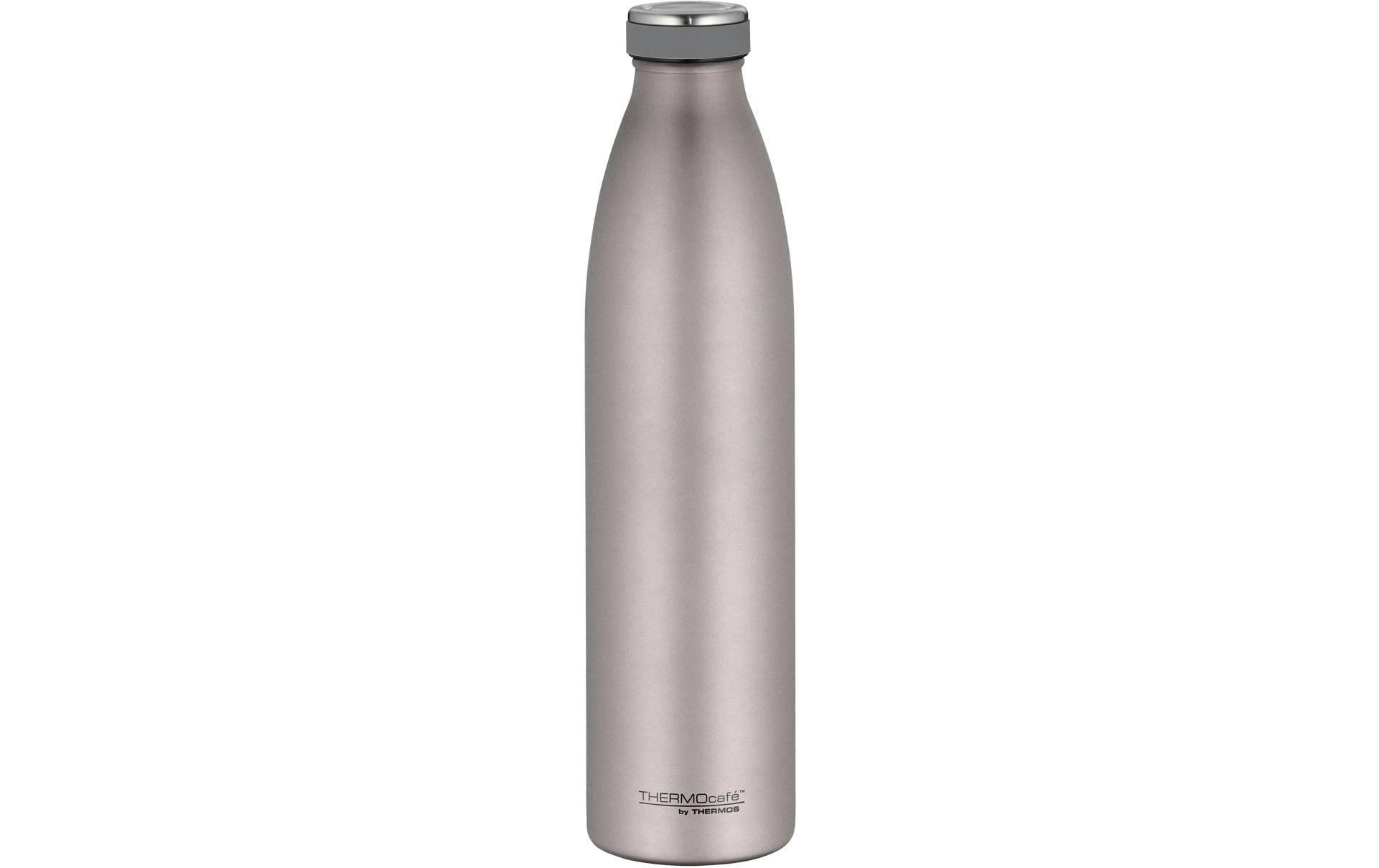 Thermos TC Isolierflasche 1 l – doppelwandig 10 h heiss/24 h kalt, Edelstahl, Rosa