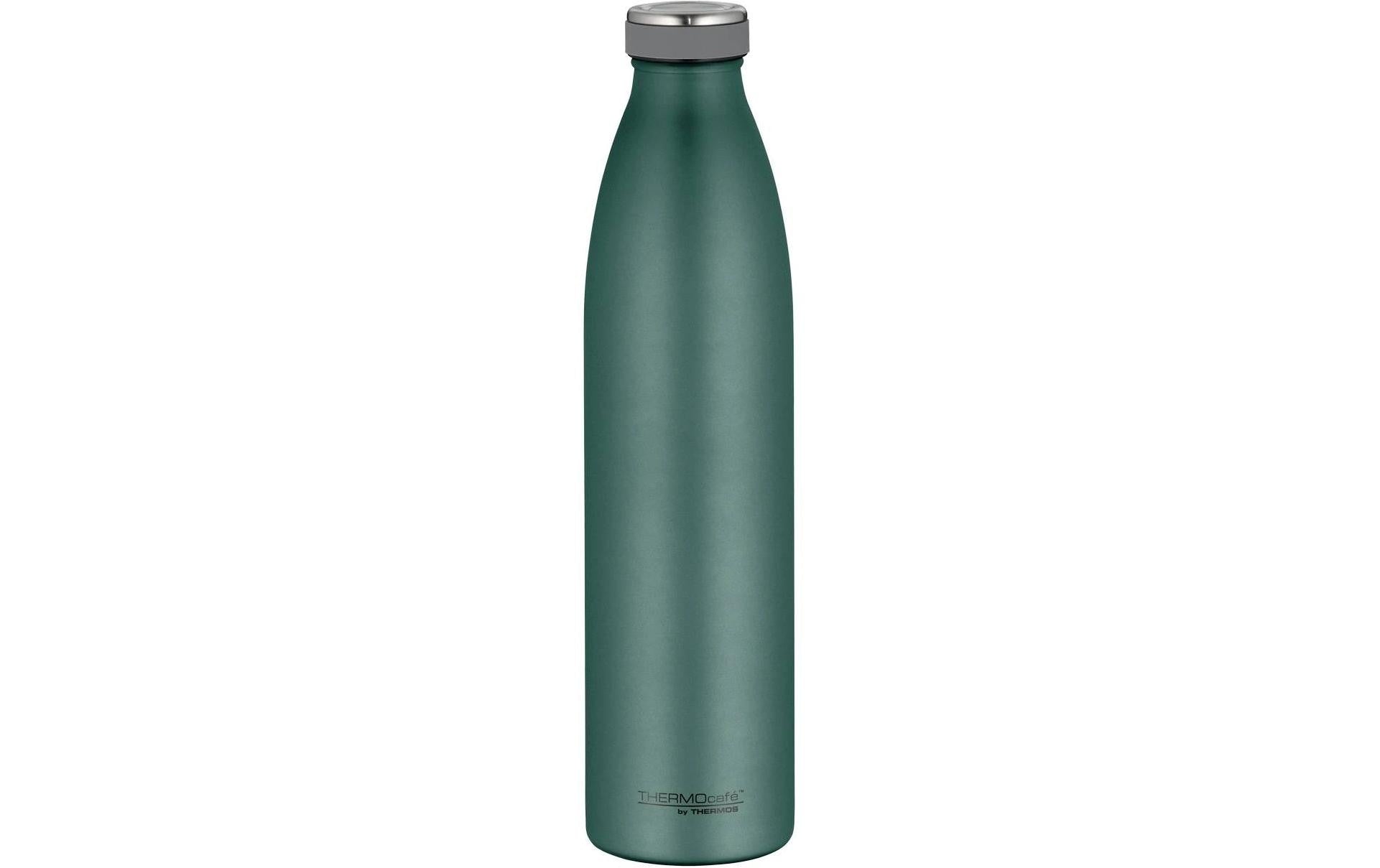Thermos Isolierflasche 1 l – Doppelwandig 10 h heiss/24 h kalt, Edelstahl, Grün