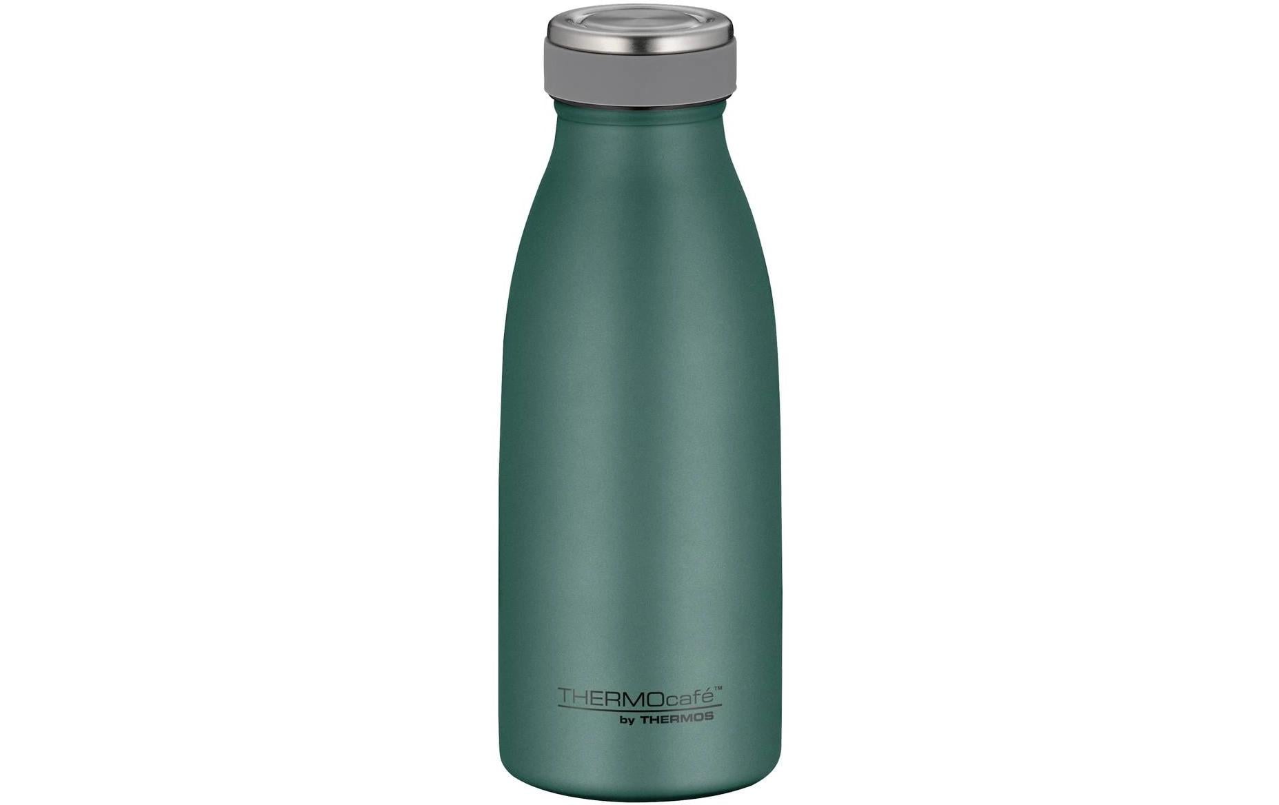 Thermos Isolierflasche 350 ml – Doppelwandig 10 h heiss/24 h kalt, Edelstahl, Schraubdeckel