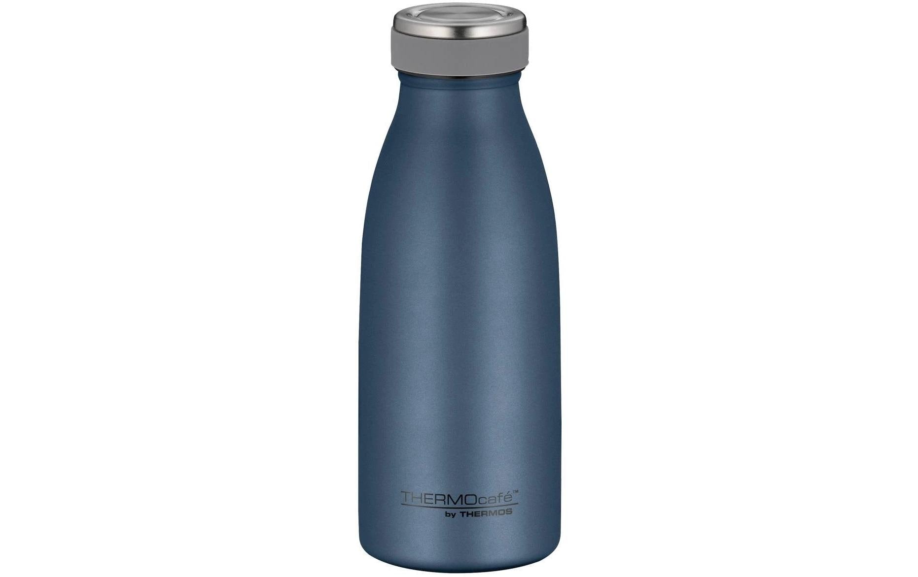 Thermos TC Isolierflasche 350 ml – Doppelwandig 10 h Heiss / 24 h Kalt, Edelstahl, Schraubdeckel
