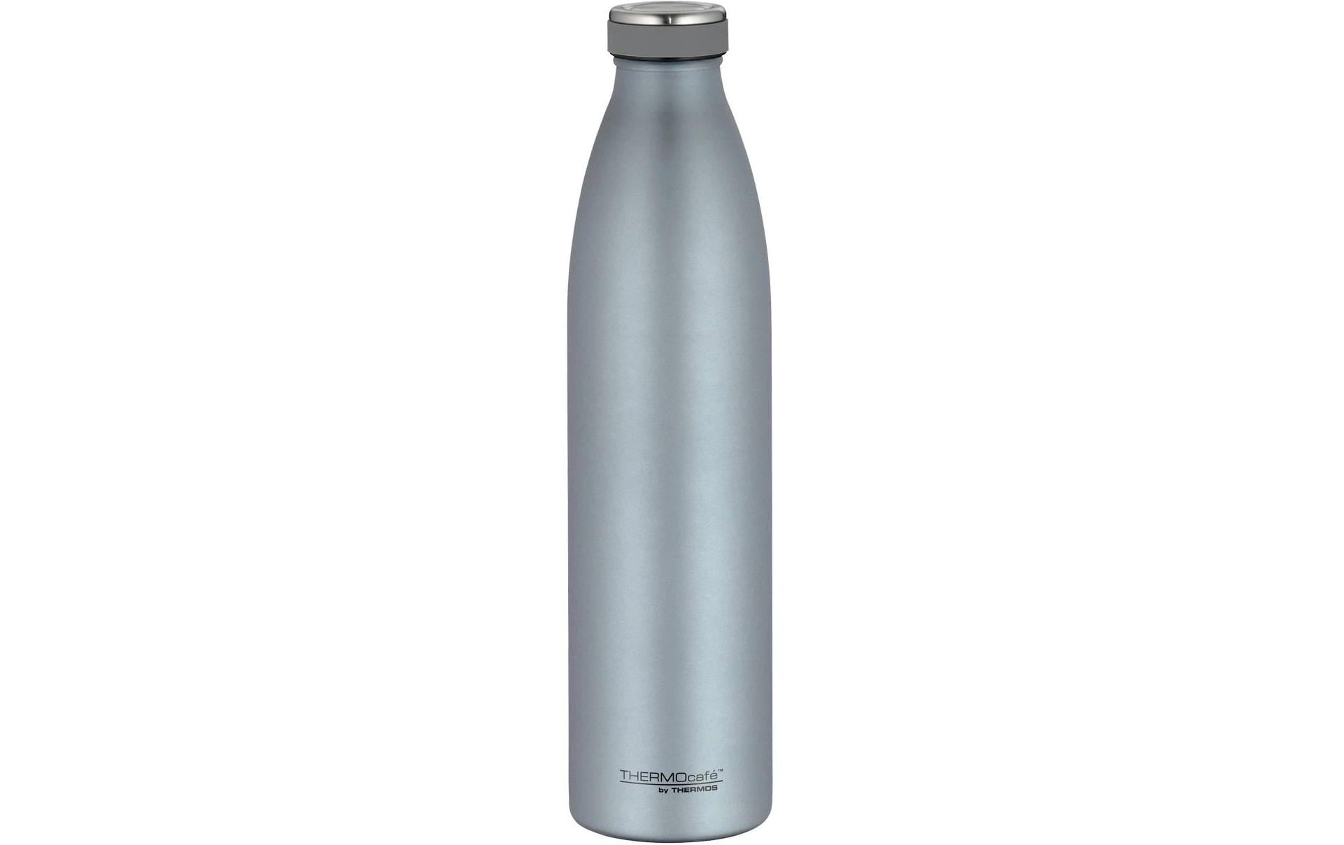 Thermos TC Isolierflasche 1,0 l – Doppelwandig 10 h heiss/24 h kalt, Edelstahl, Ice Blue