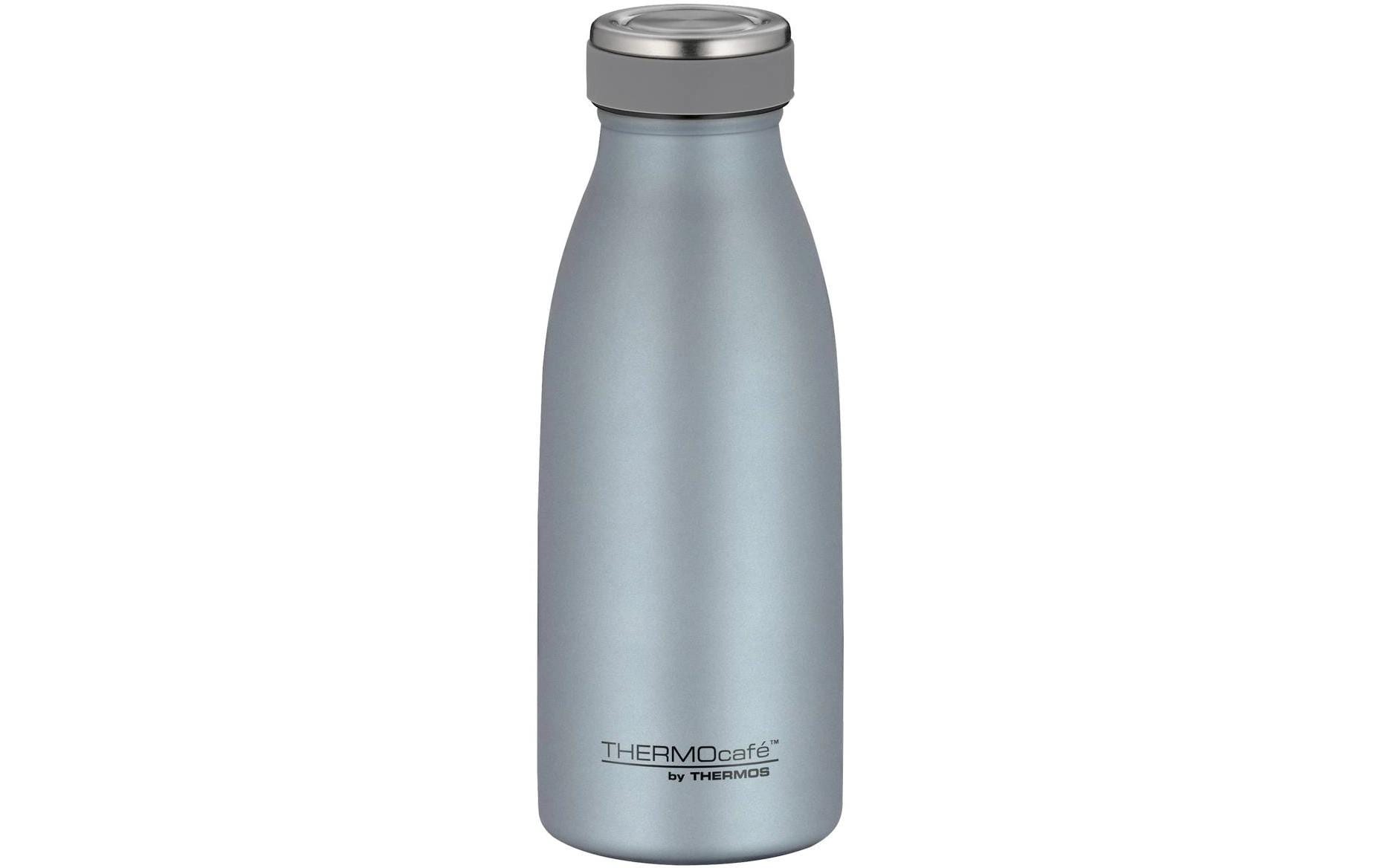 Thermos TC Isolierflasche 350 ml – Doppelwandig 10 h heiss / 24 h kalt, Edelstahl, Schraubdeckel