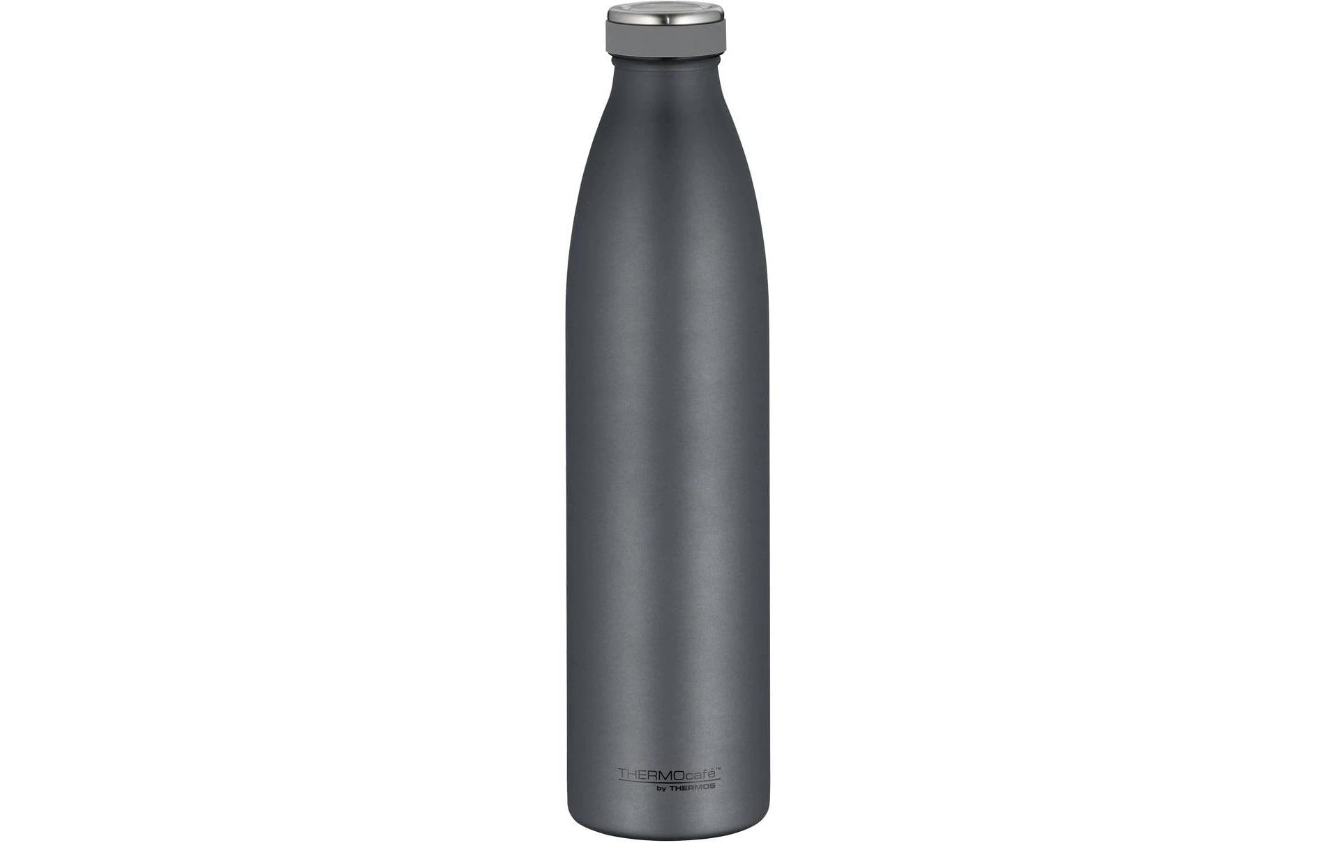 Thermos TC Isolierflasche 1,0 l – Doppelwandig 10 h Heiss / 24 h Kalt, Edelstahl, Graphit