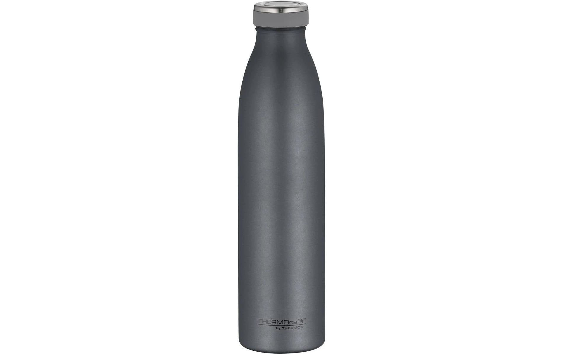 Thermos Isolierflasche 750 ml – Doppelwandig 10 h heiss/24 h kalt, Edelstahl, Schraubdeckel, Graphite