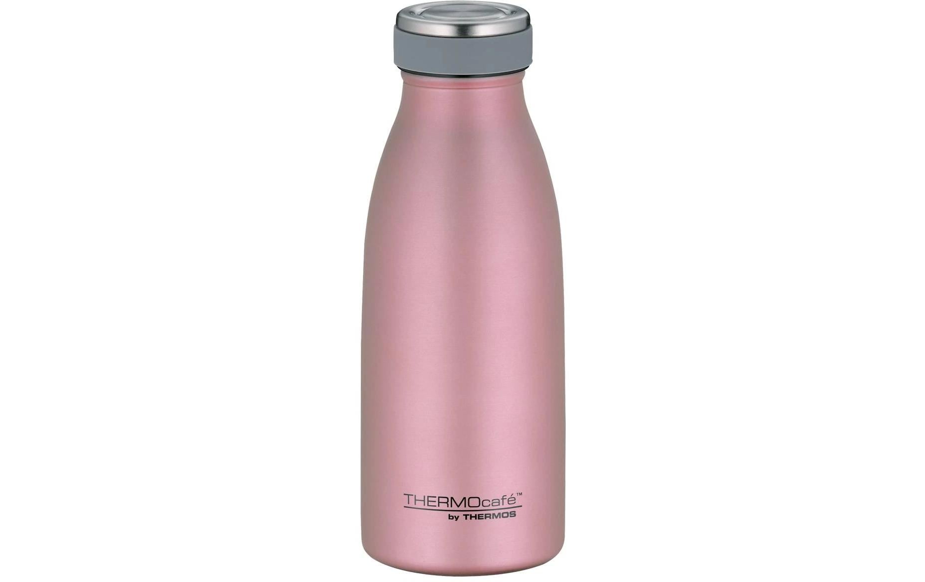 Thermos Isolierflasche 350 ml – Doppelwandig, Edelstahl, Schraubdeckel, Rosa