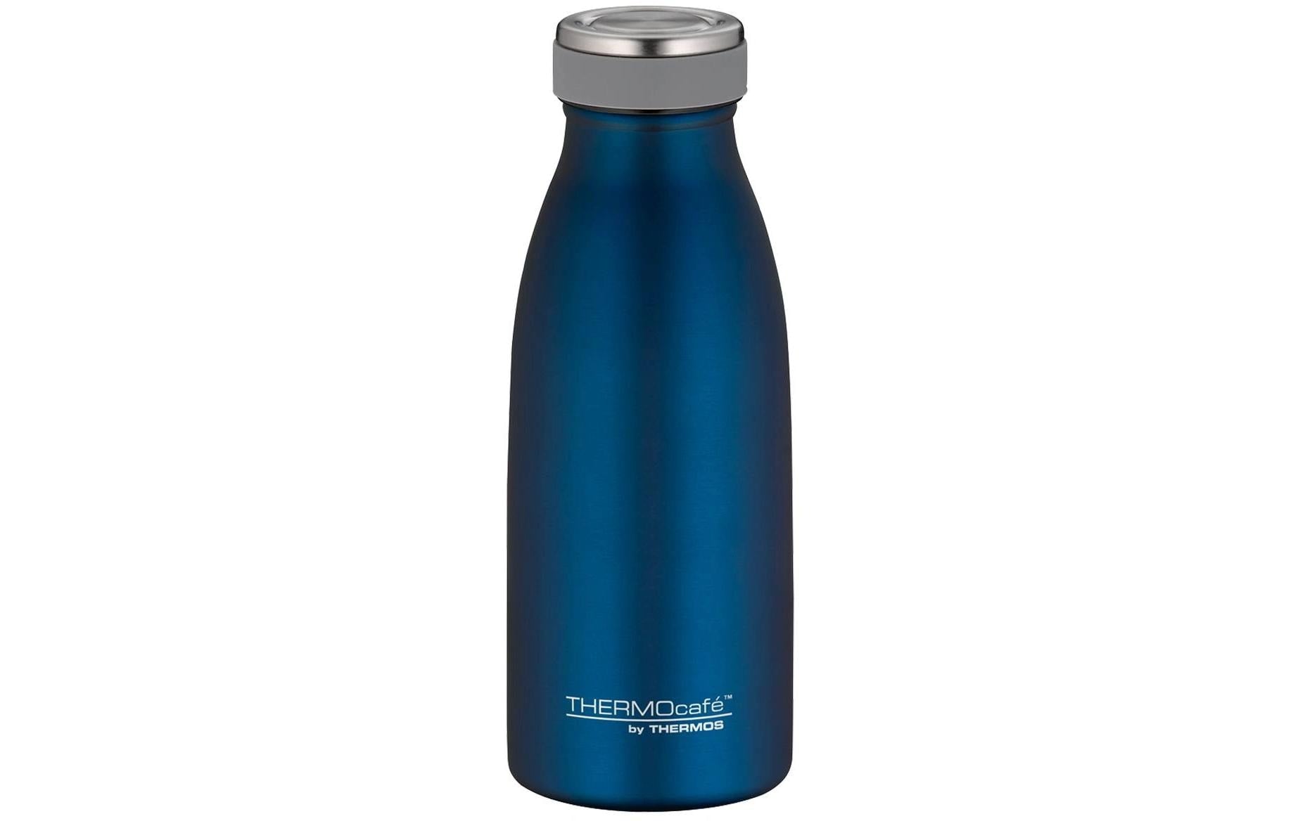 Thermos TC Isolierflasche 350 ml – Doppelwandig 10 h heiss/24 h kalt, Edelstahl, Schraubdeckel