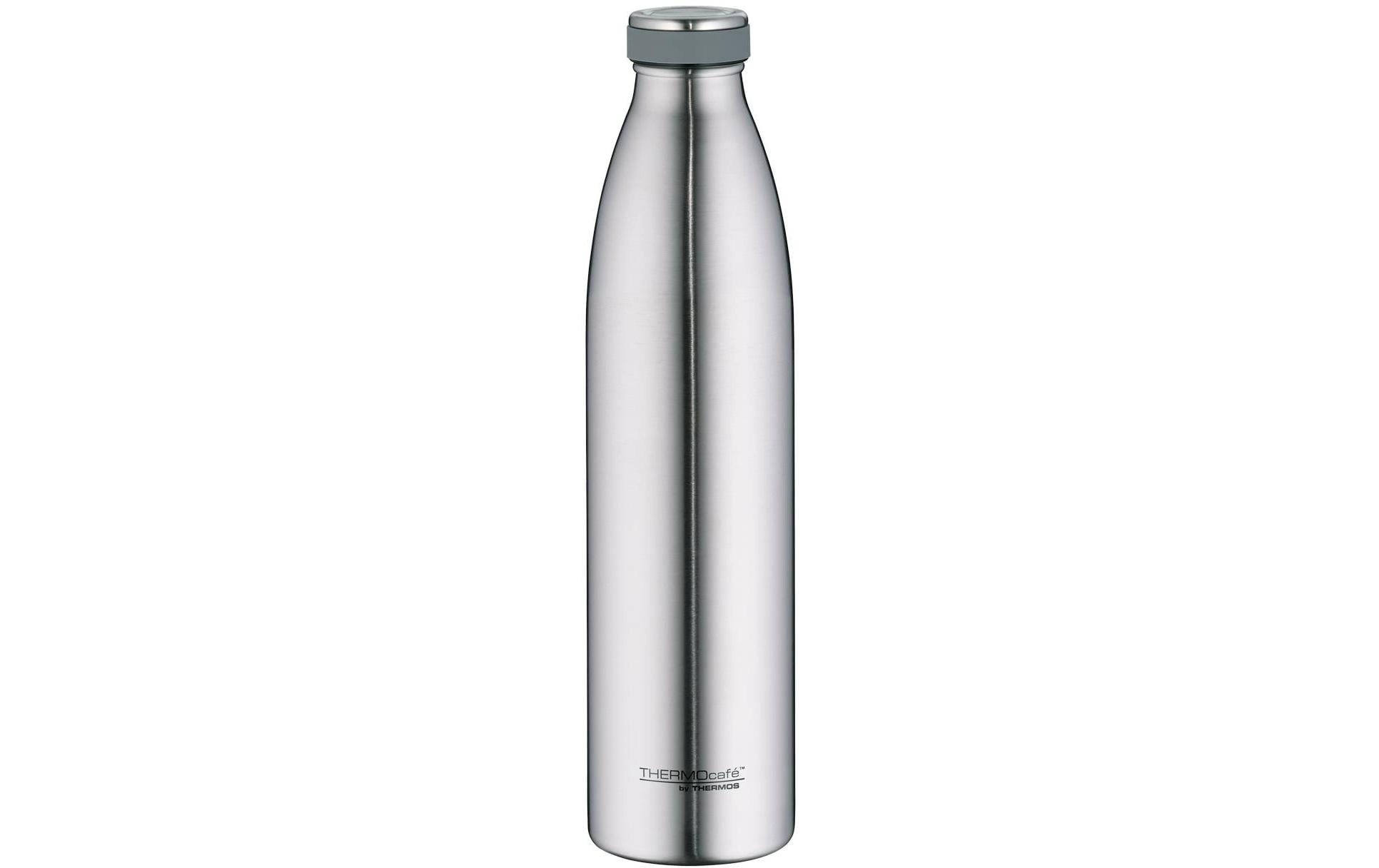 Thermos TC Isolierflasche 1,0 l – doppelwandig, Edelstahl, Silber
