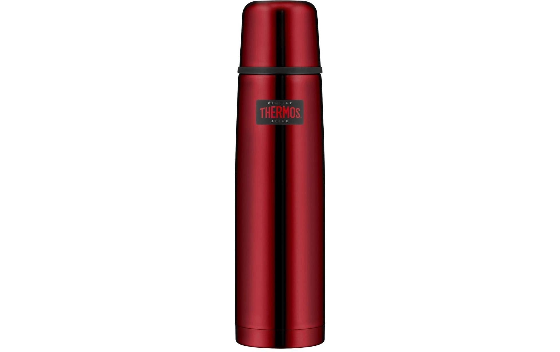 Thermos Isolierflasche 1 l – doppelwandig 10 h heiss / 24 h kalt, Edelstahl, Schraubdeckel