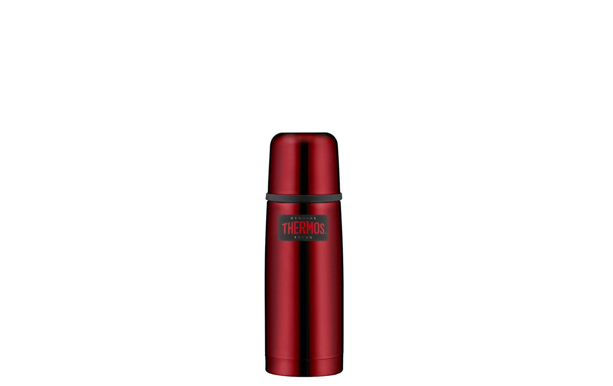Thermos Isolierflasche 350 ml – Doppelwandig 10 h heiss/24 h kalt, Edelstahl, Schraubdeckel