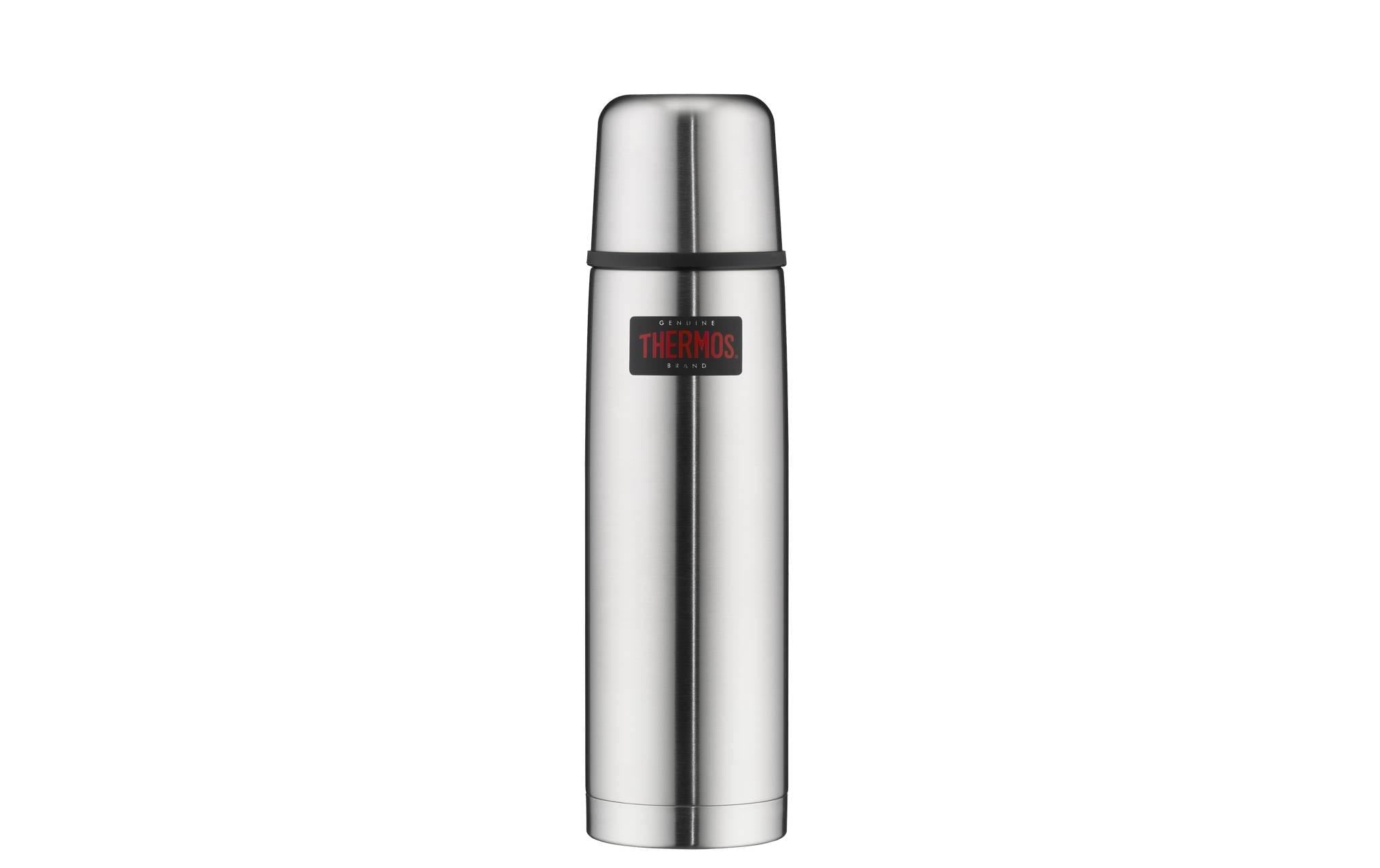 Thermos Light & Compact Isolierflasche 750 ml – doppelwandig, Edelstahl, Schraubdeckel