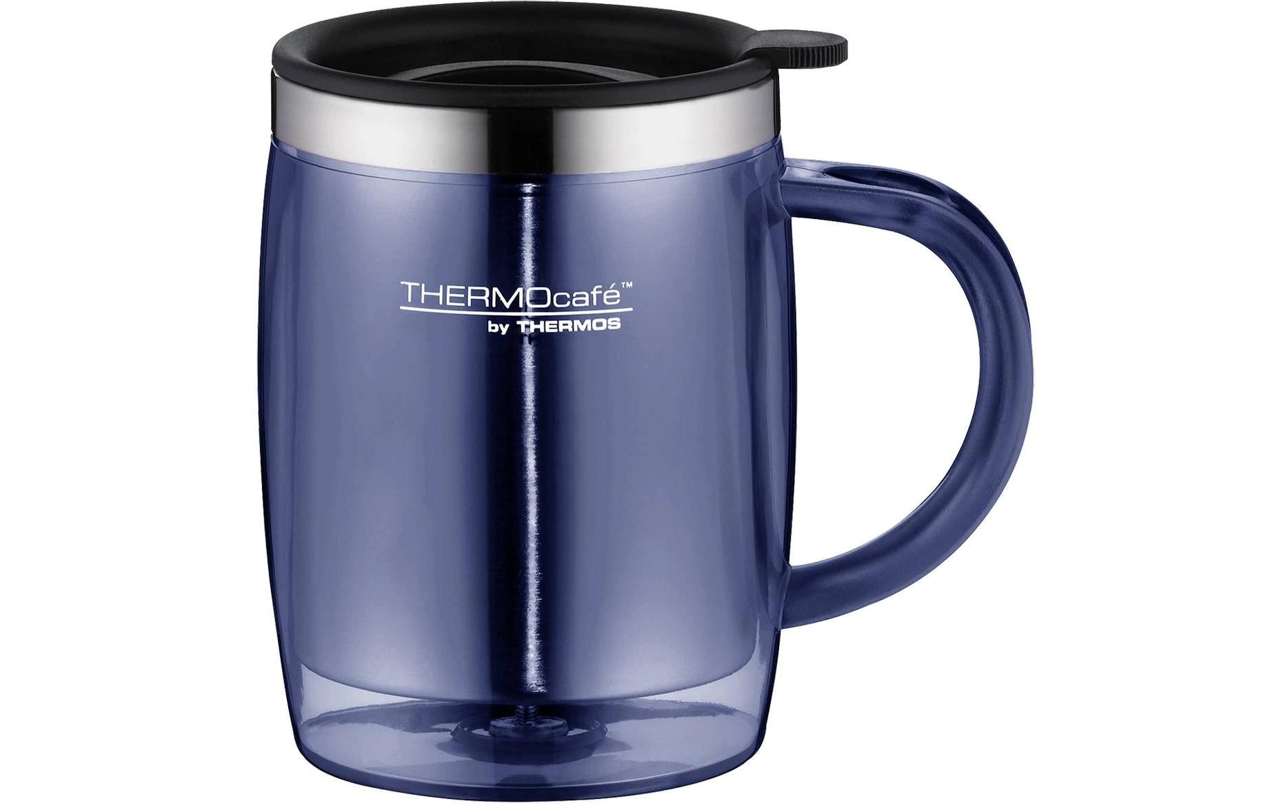 Thermos Desktop CUP Thermobecher 350 ml – doppelwandig, Edelstahl, Blau