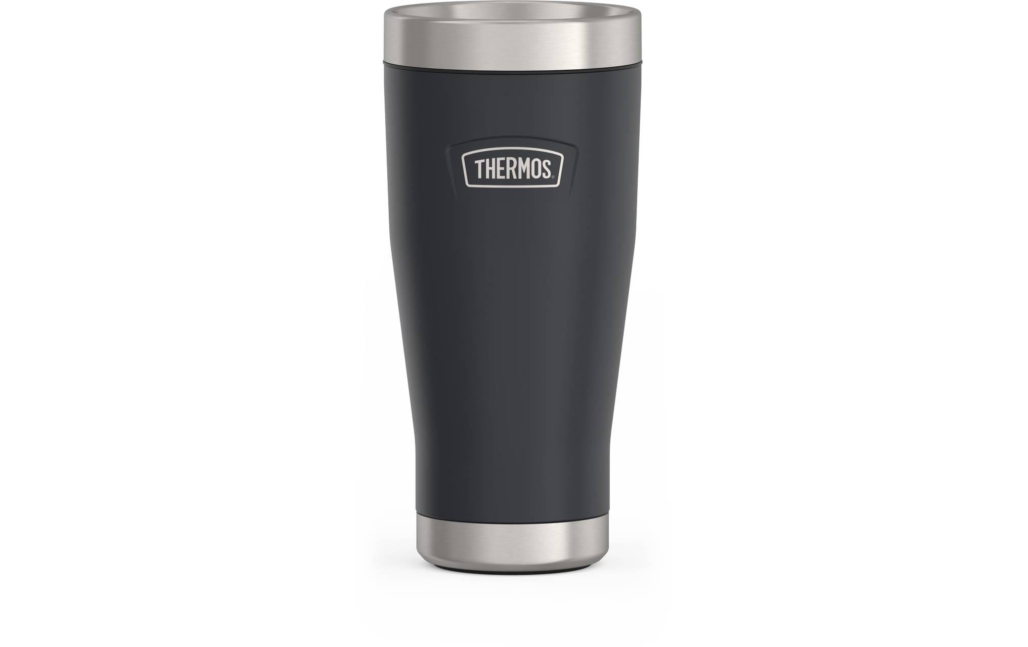 Thermos ICON Thermobecher 470 ml – doppelwandig 10 h heiss/24 h kalt, Edelstahl, auslaufsicher, Graphit