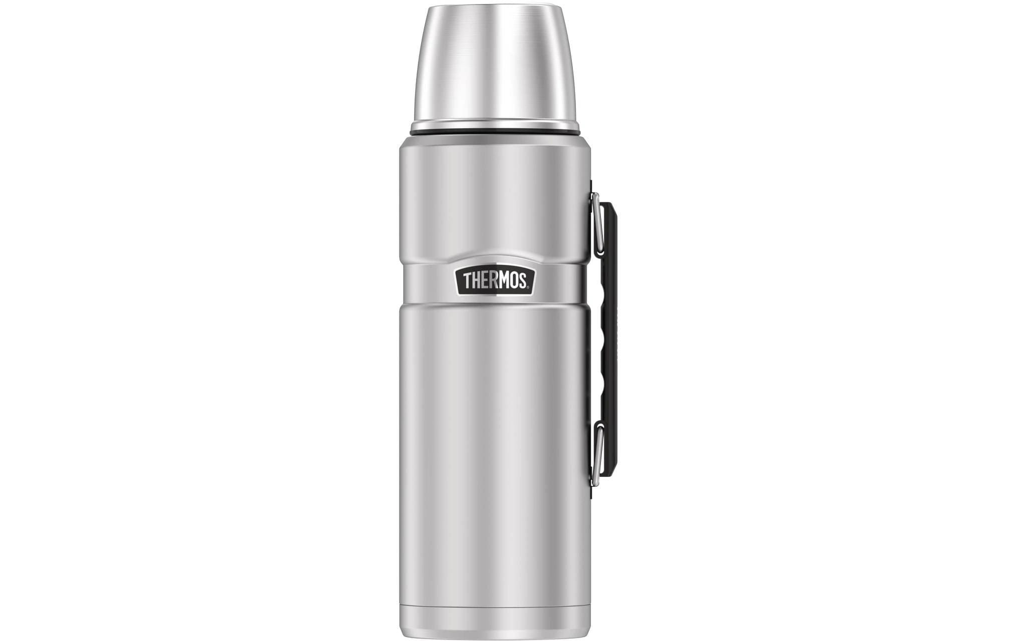 Thermos Stainless King Isolierflasche 1,2 l – doppelwandig, Edelstahl, Schraubdeckel