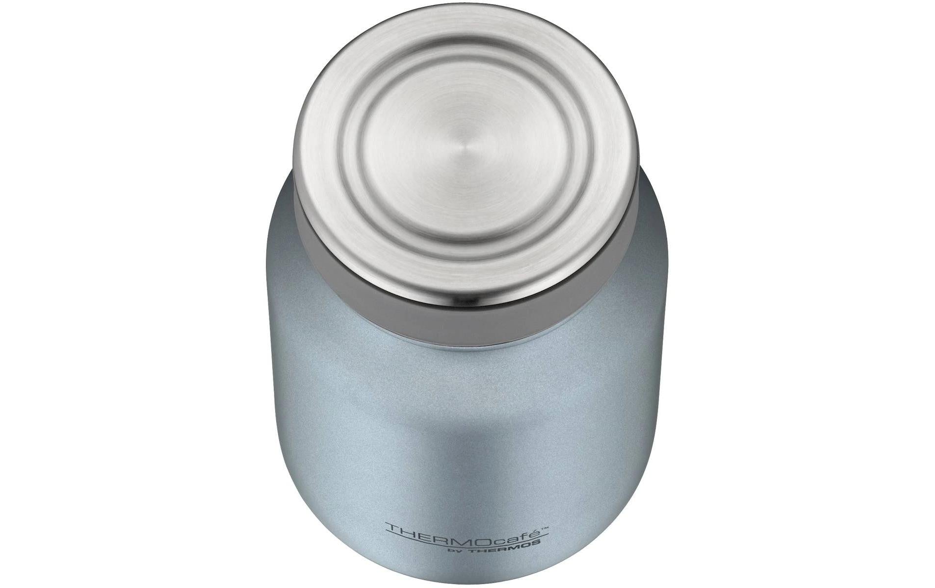 Thermos Vorratsdose 500 ml, Ø 9,5 × 14,1 cm, isoliert, Edelstahl, hellblau