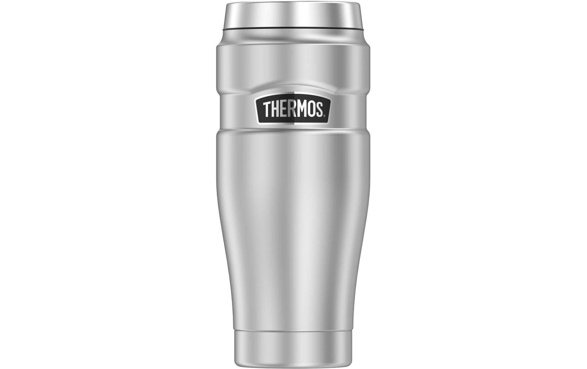 Thermos Stainless King Thermobecher 470 ml – doppelwandig, Schraubdeckel, Edelstahl