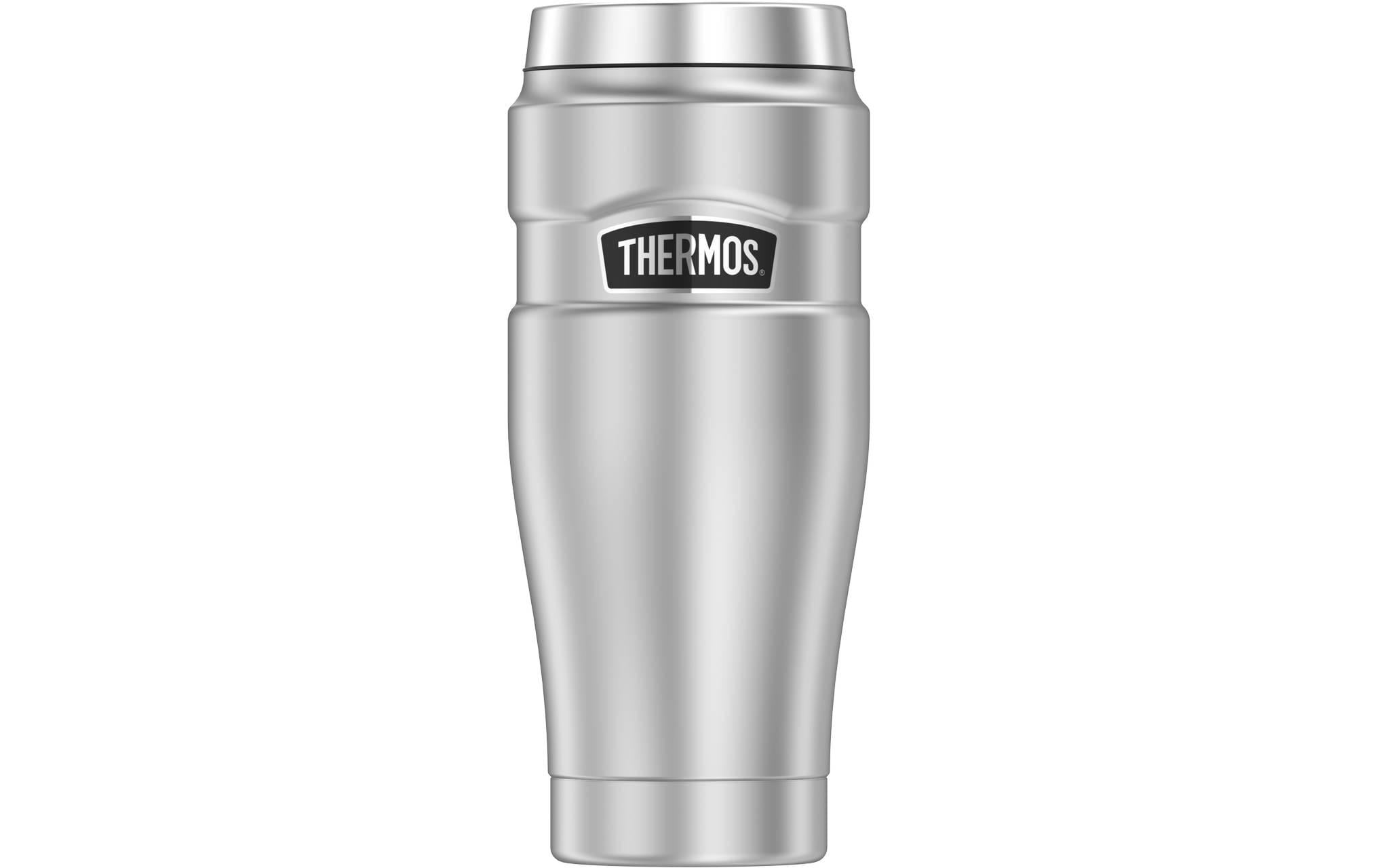 Thermos Stainless King Thermobecher 470 ml – doppelwandig, Schraubdeckel, Edelstahl