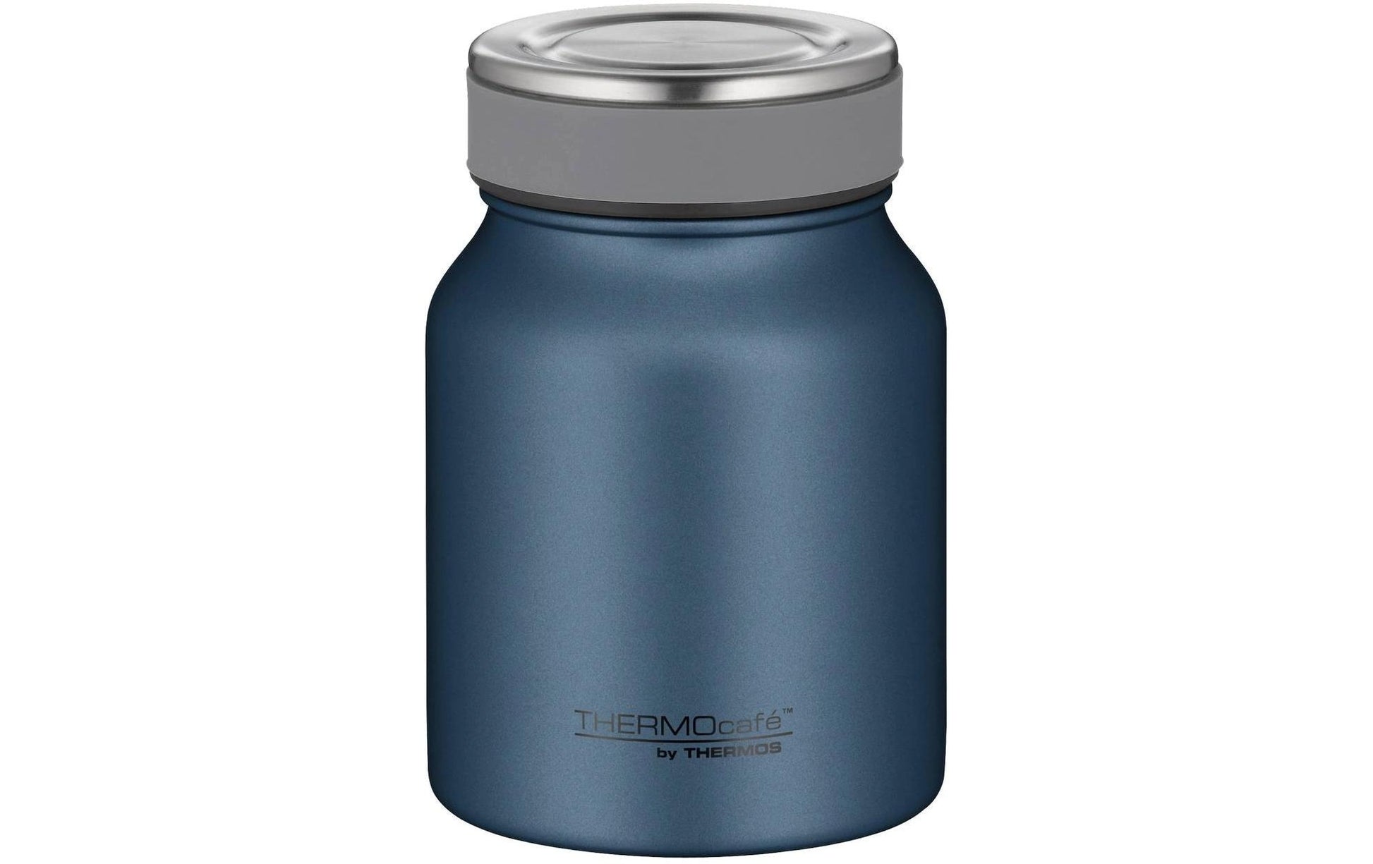 Thermos Foodbehälter TC – isoliert, hält 10 h warm / 24 h kalt – 0,5 l – dunkelblau, Edelstahl
