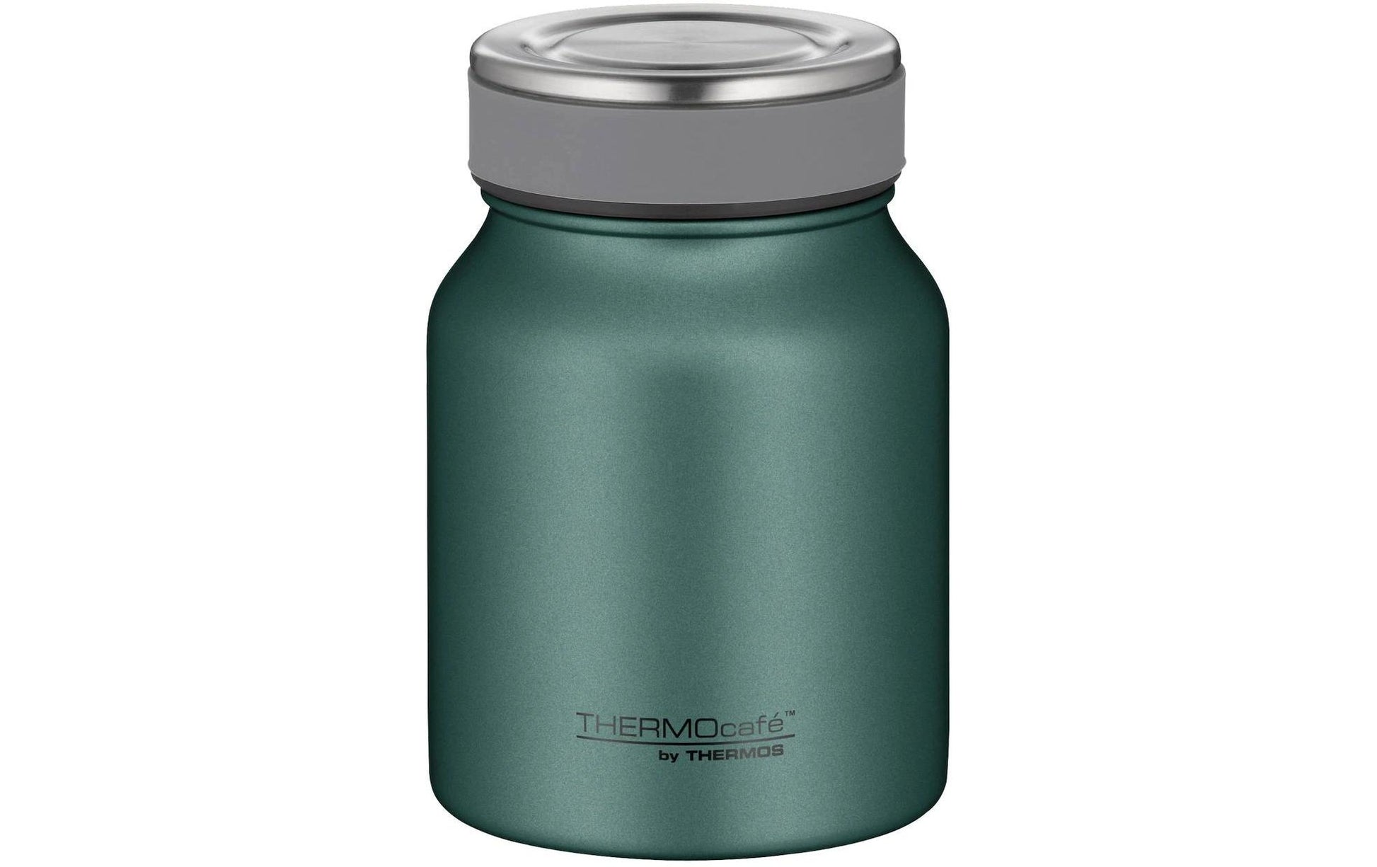 Thermos Foodbehälter TC – 500 ml, Ø 9,5 cm, Edelstahl, Dunkelgrün, Schraubverschluss, doppelwandig