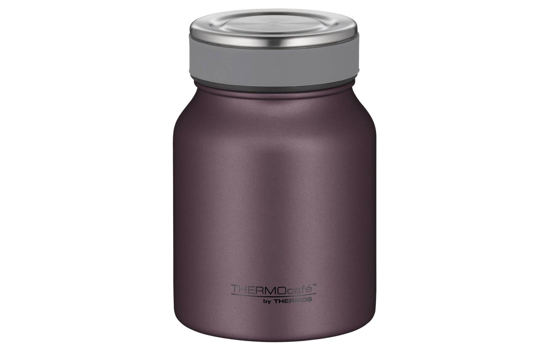 Thermos Foodbehälter TC – 500 ml, Ø 9,5 cm, H 14,1 cm, Edelstahl, Bordeaux, mit Schraubverschluss, doppelwandig