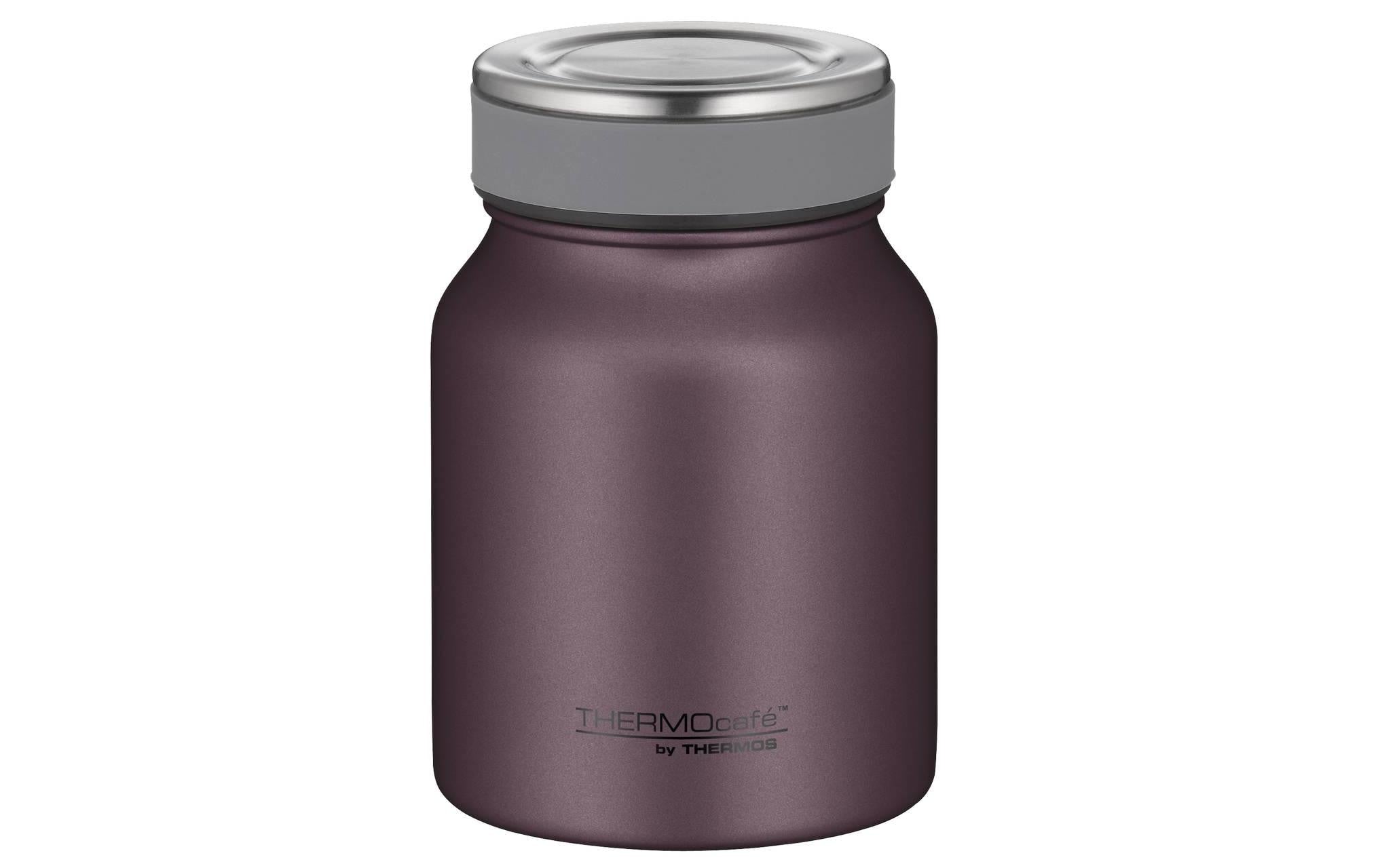 Thermos Foodbehälter TC – 500 ml, Ø 9,5 cm, H 14,1 cm, Edelstahl, Bordeaux, mit Schraubverschluss, doppelwandig