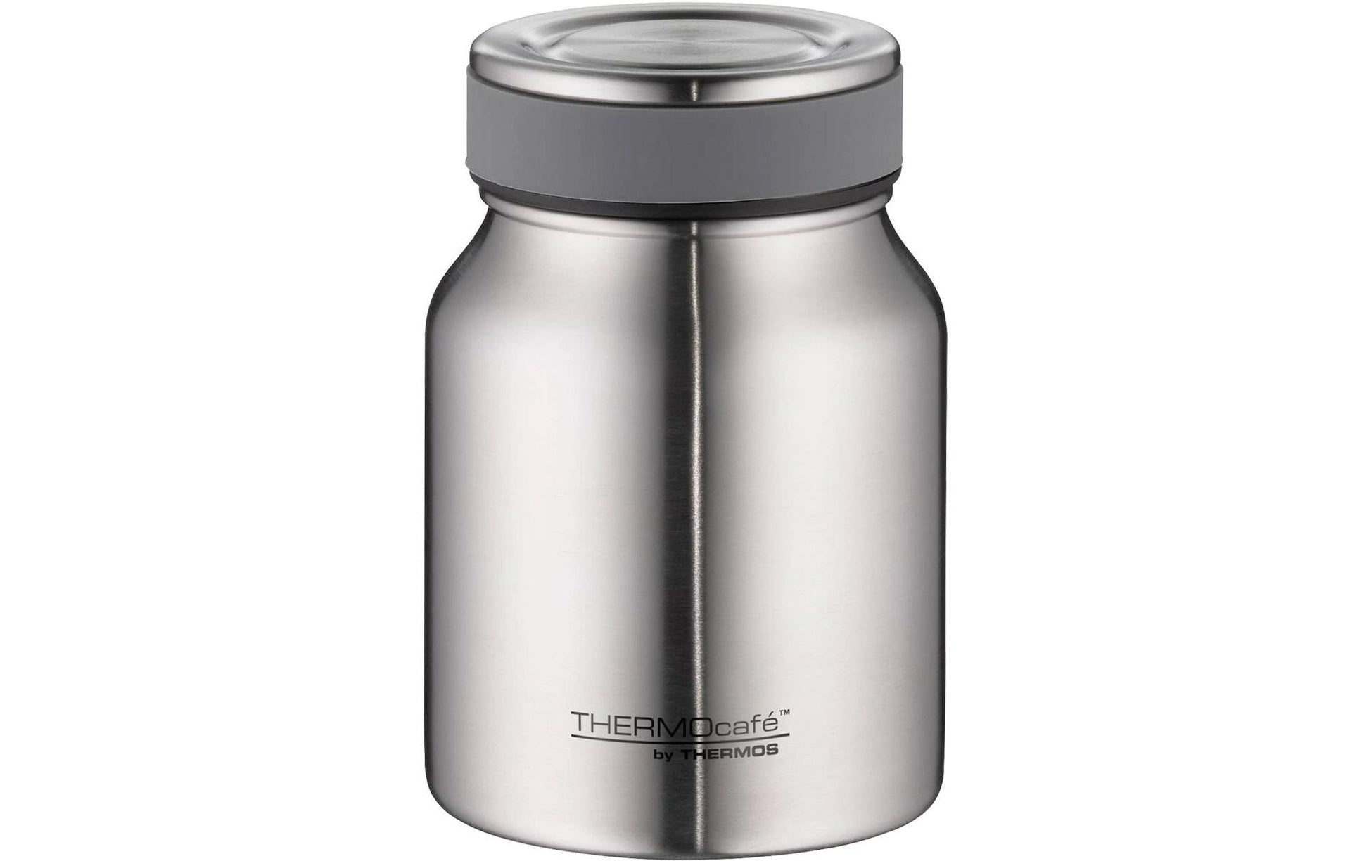 Thermos Foodbehälter TC – 500 ml, Ø 9,5 cm, H 14,1 cm, Edelstahl, Silber, Schraubverschluss, doppelwandig