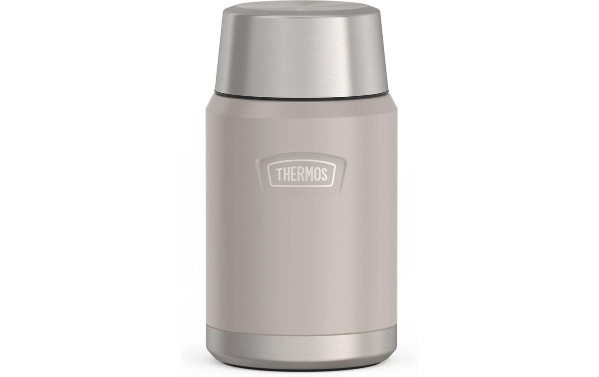 Thermos Foodbehälter ICON – 710 ml, Ø 9,9 cm, H 18,4 cm, Edelstahl, Beige, Schraubverschluss, doppelwandig